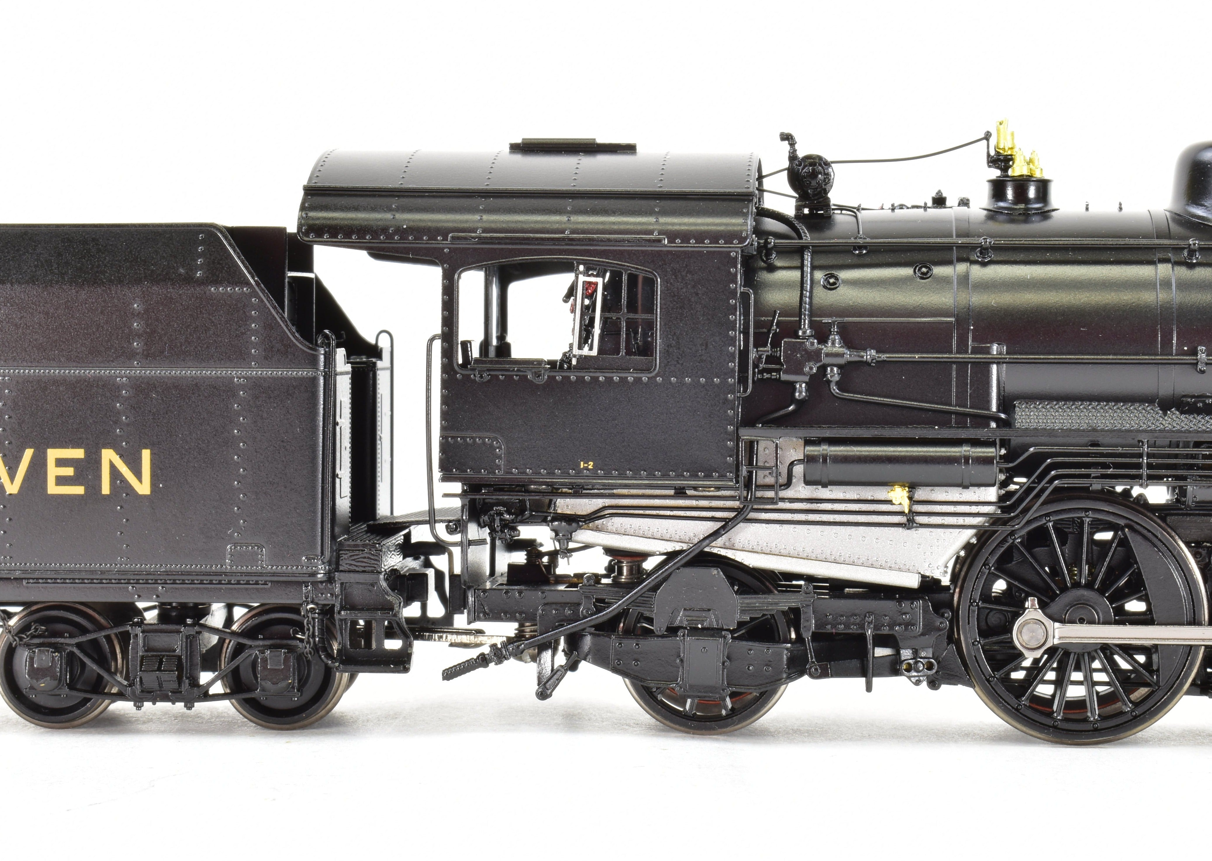 HO Scale Brass Crown Custom Imports New Haven I-2 4-6-2 Pacific Locomotive Model with ATS on Pilot and Factory Painting, Custom Imported for Enthusiasts