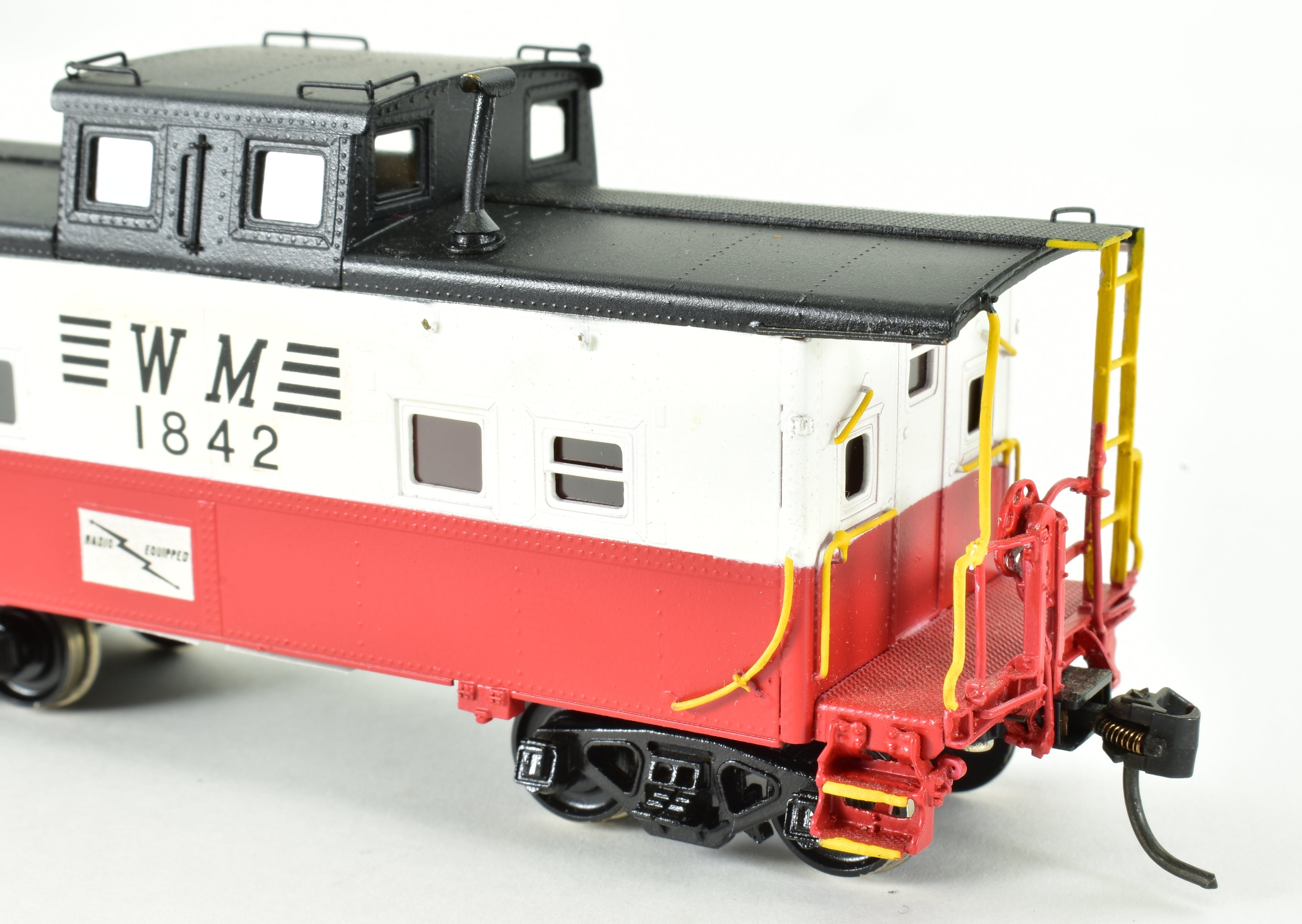 HO Scale Brass Western Maryland Steel Caboose FP No. 1842 Model by Overland Models, Inc. (OMI)
