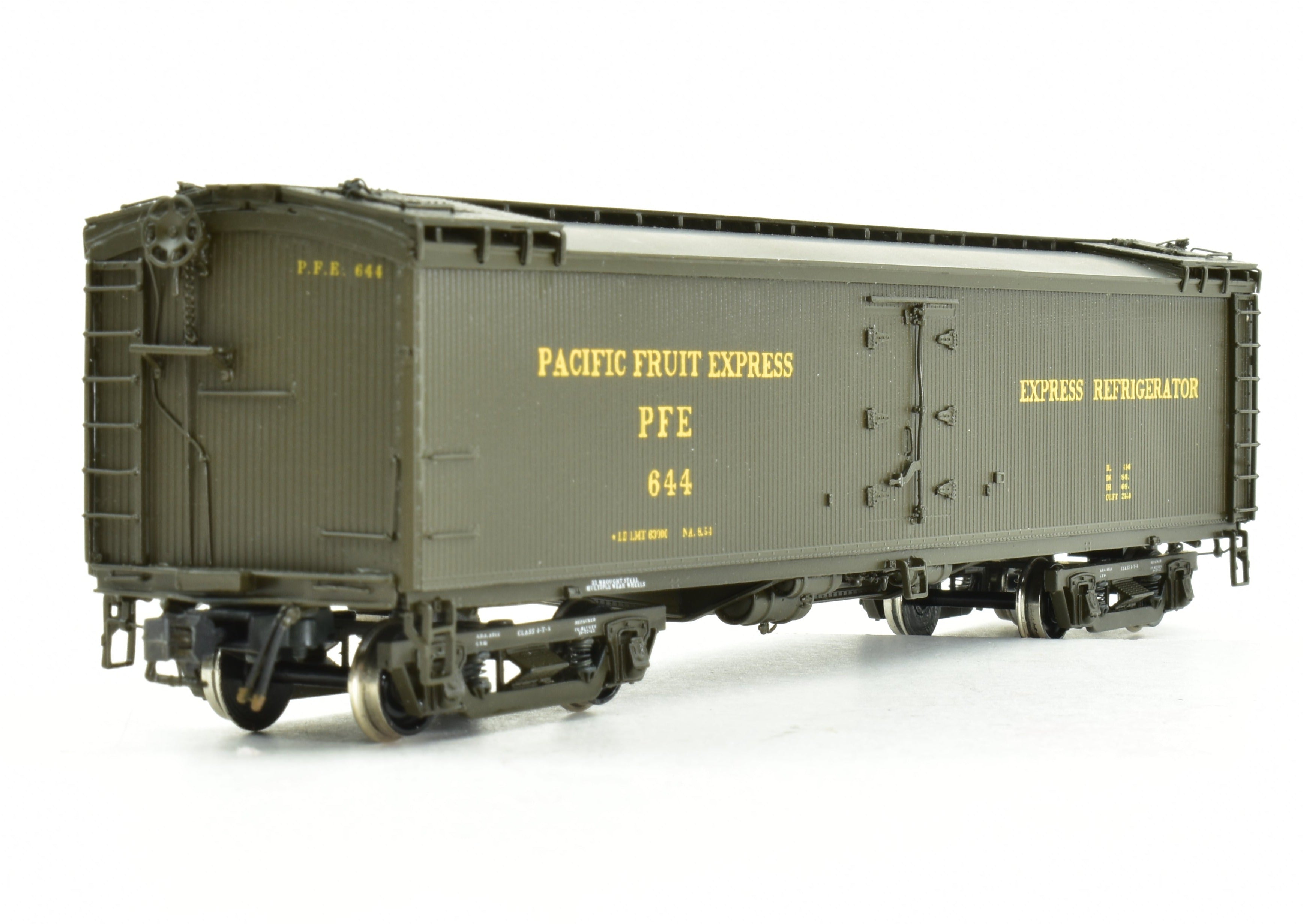 HO Scale Brass CON CIL Challenger Imports Pacific Fruit Express Refrigerator Car Rebuilt Version FP Model