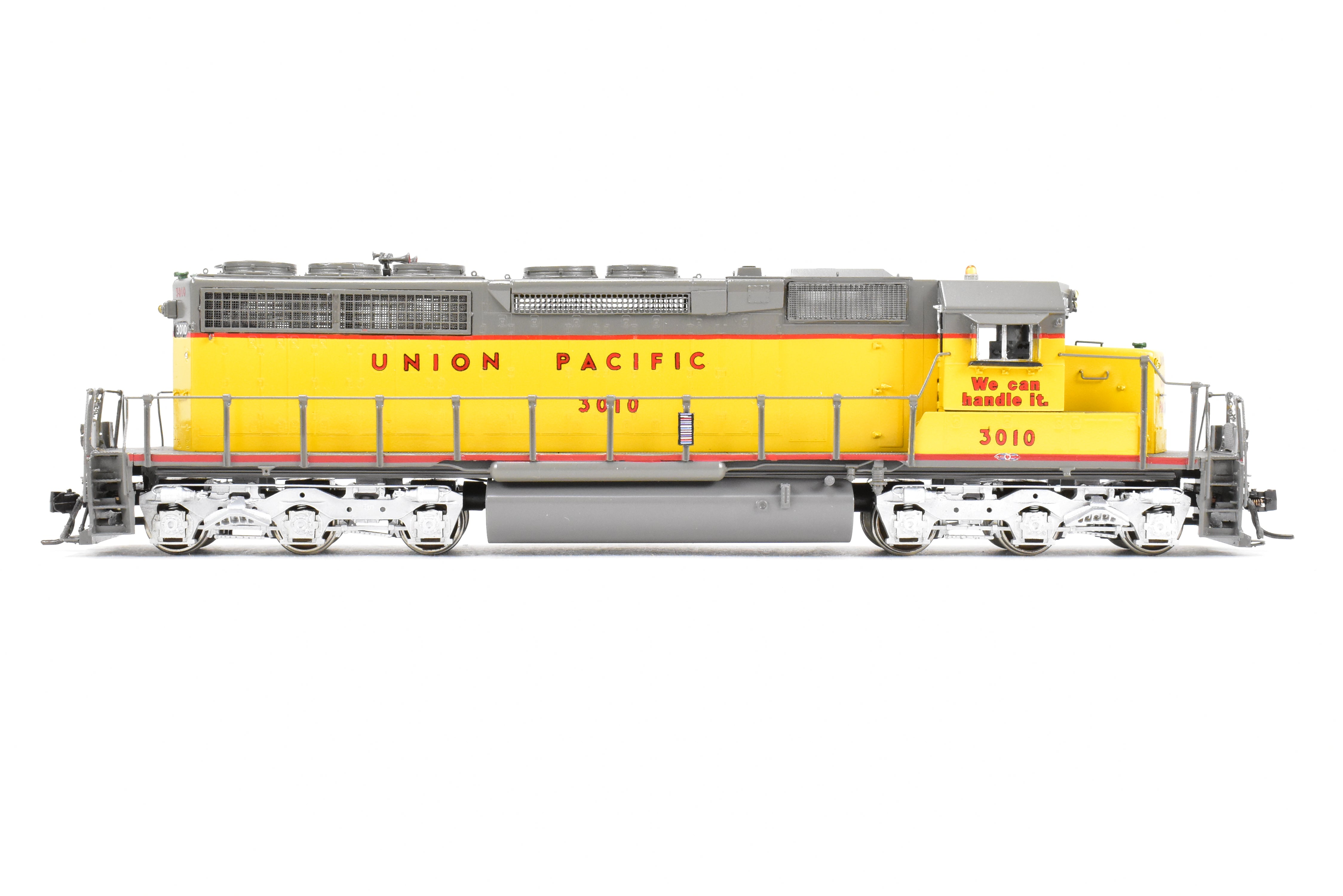 HO Scale Brass Model Train - Overland Models Inc. Union Pacific EMD SD40 Low Hood Custom Painted Locomotive No. 3010