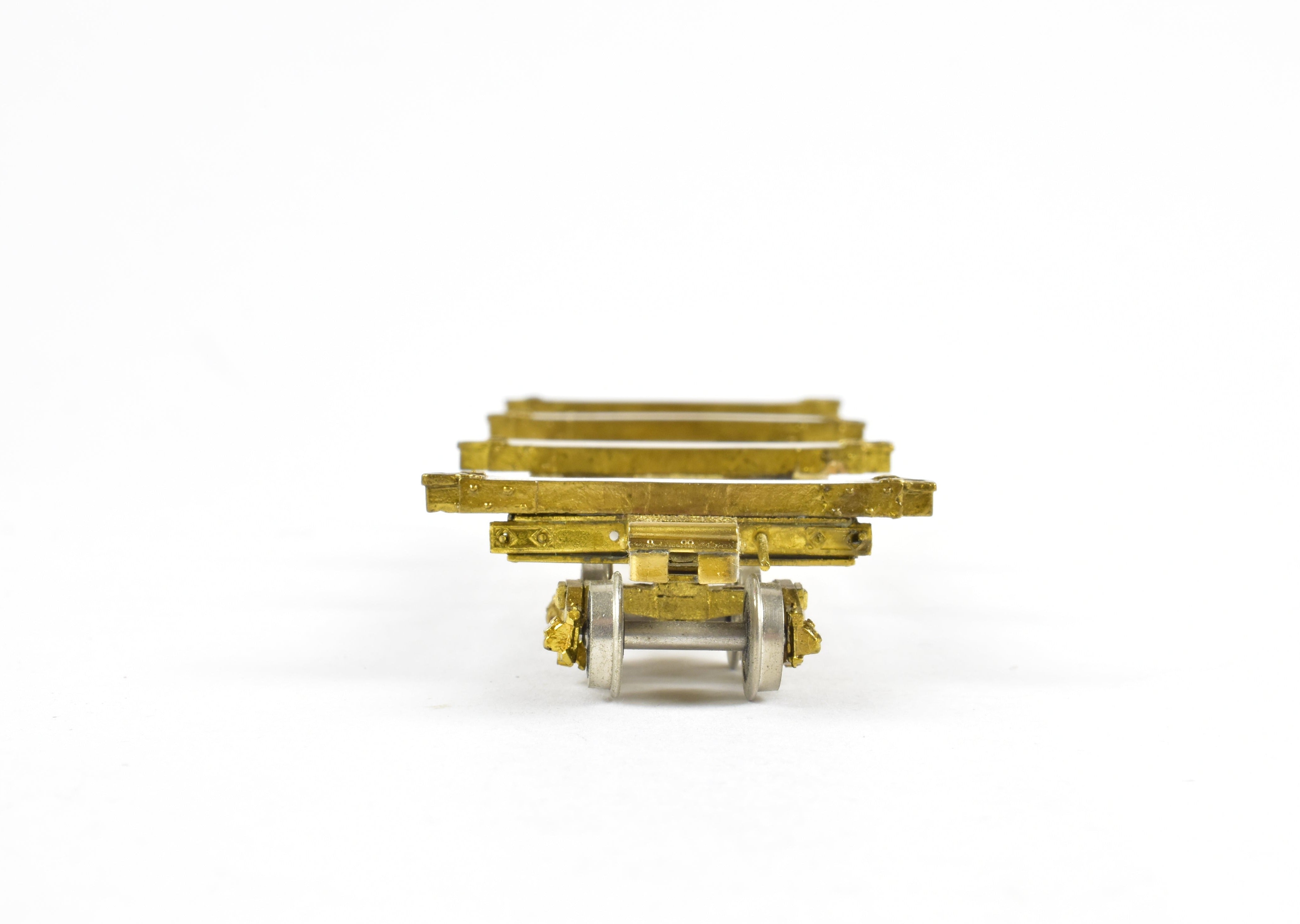 HOn3 Brass Oriental Limited Narrow Gauge Log Car with Spare Parts