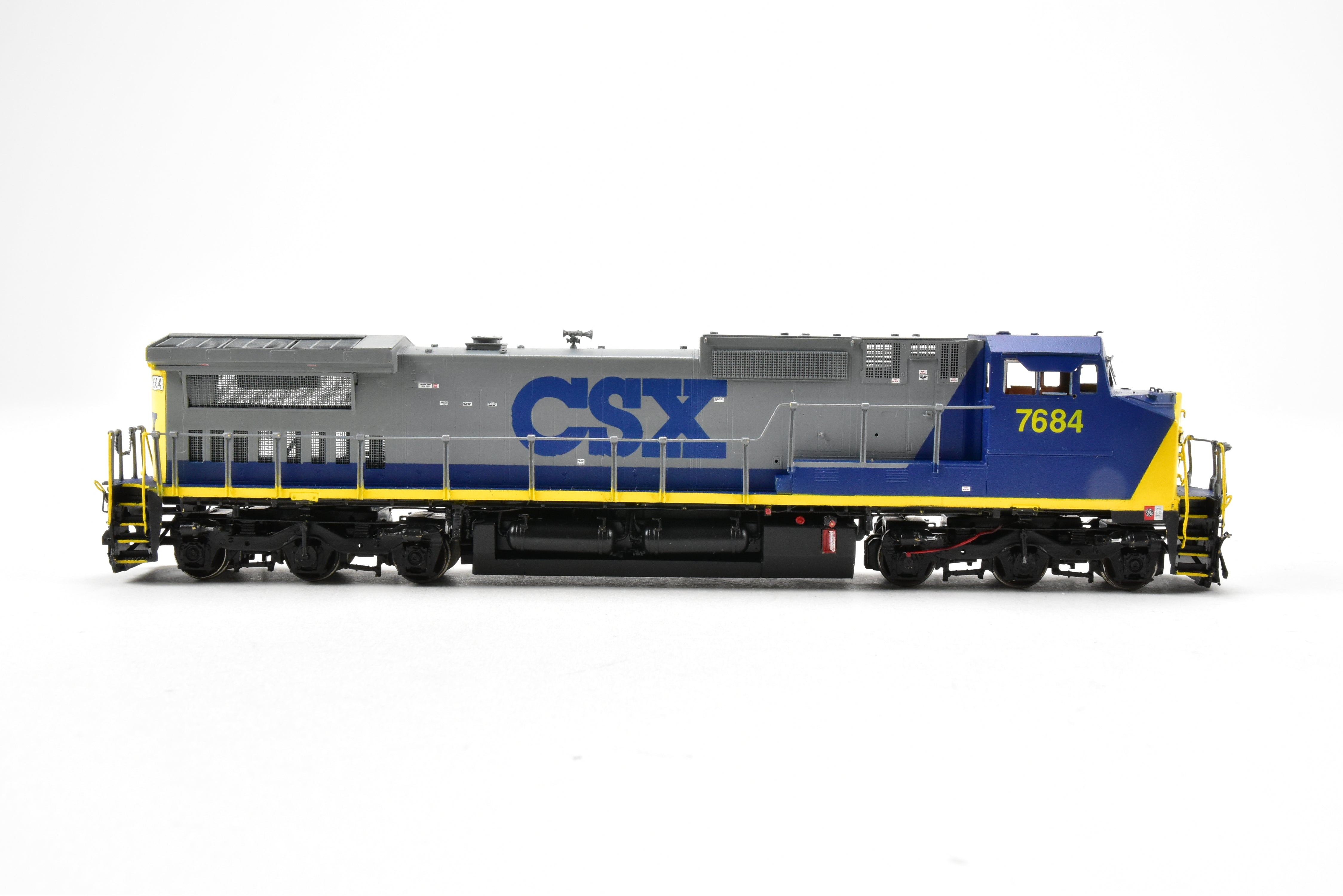Brass OMI CSX Transportation GE CW40 - 8 Custom Painted #7684 by Overland Models