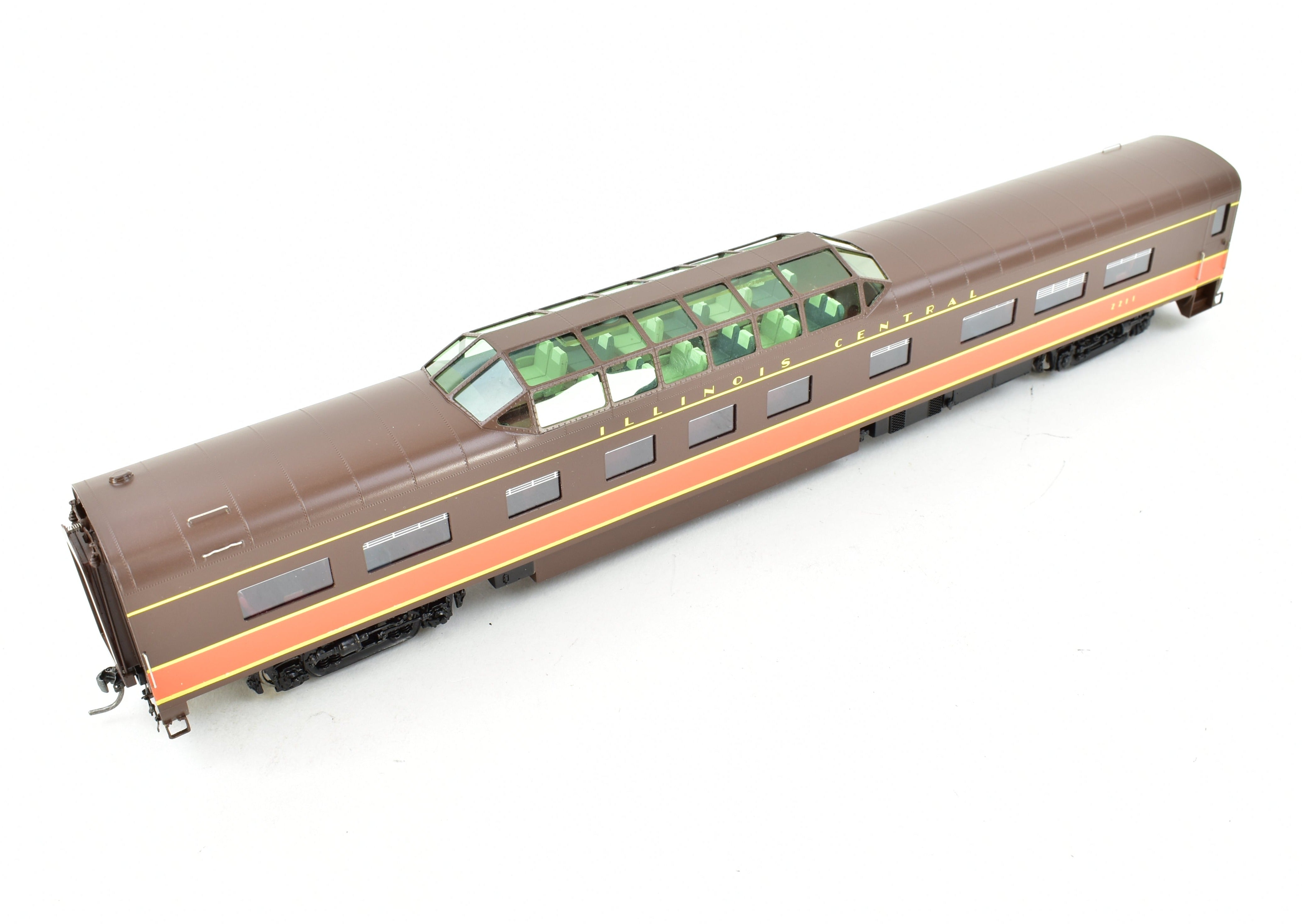 HO Scale Brass Union Terminal Imports No. 1156-7 Illinois Central Parlor Car FP 2211