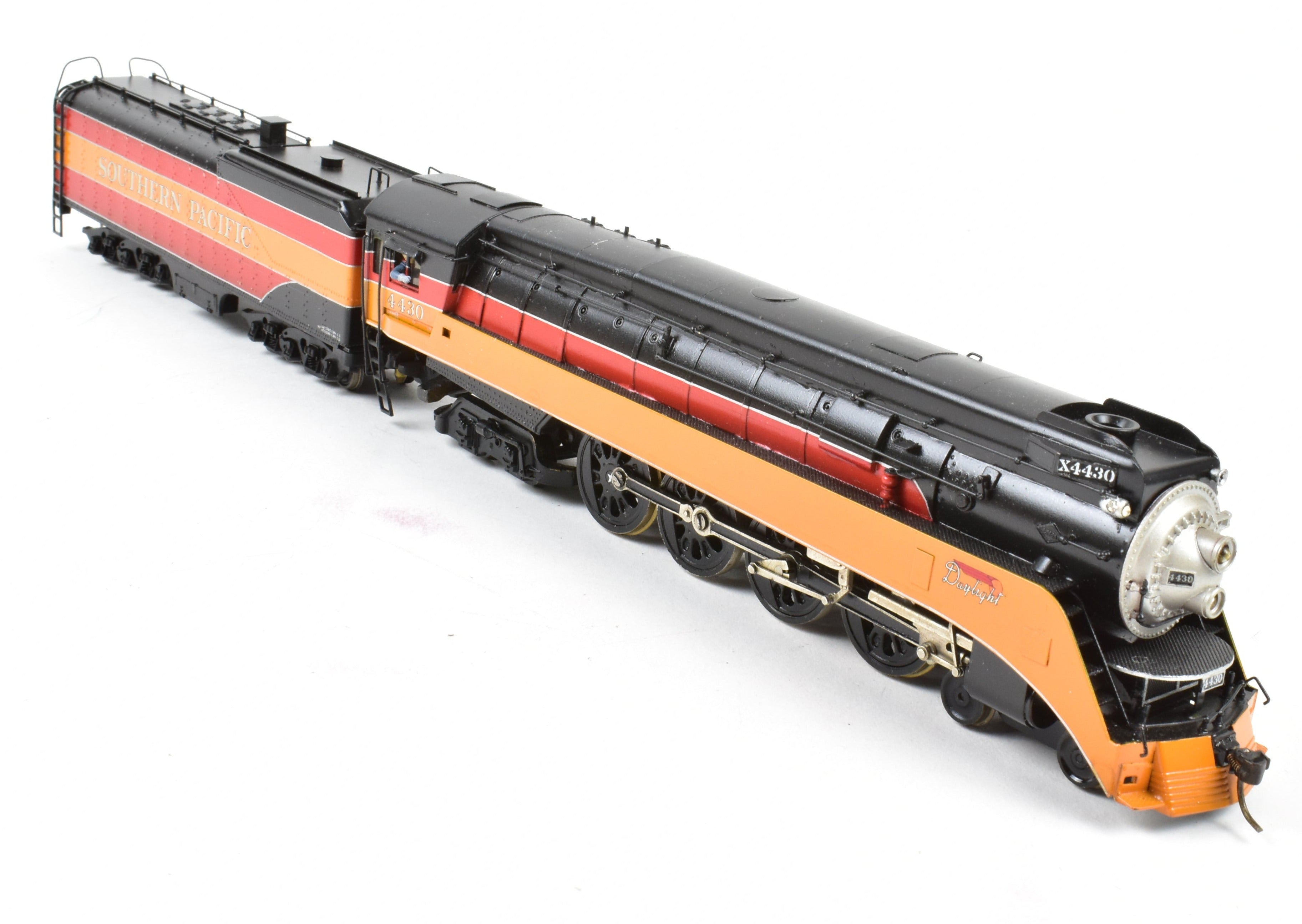 High - Quality HO Scale Brass Pacific Fast Mail (PFM) Model - United SP - Southern Pacific Class GS - 4 4 - 8 - 4 Locomotive with Custom - Painted Daylight Finish