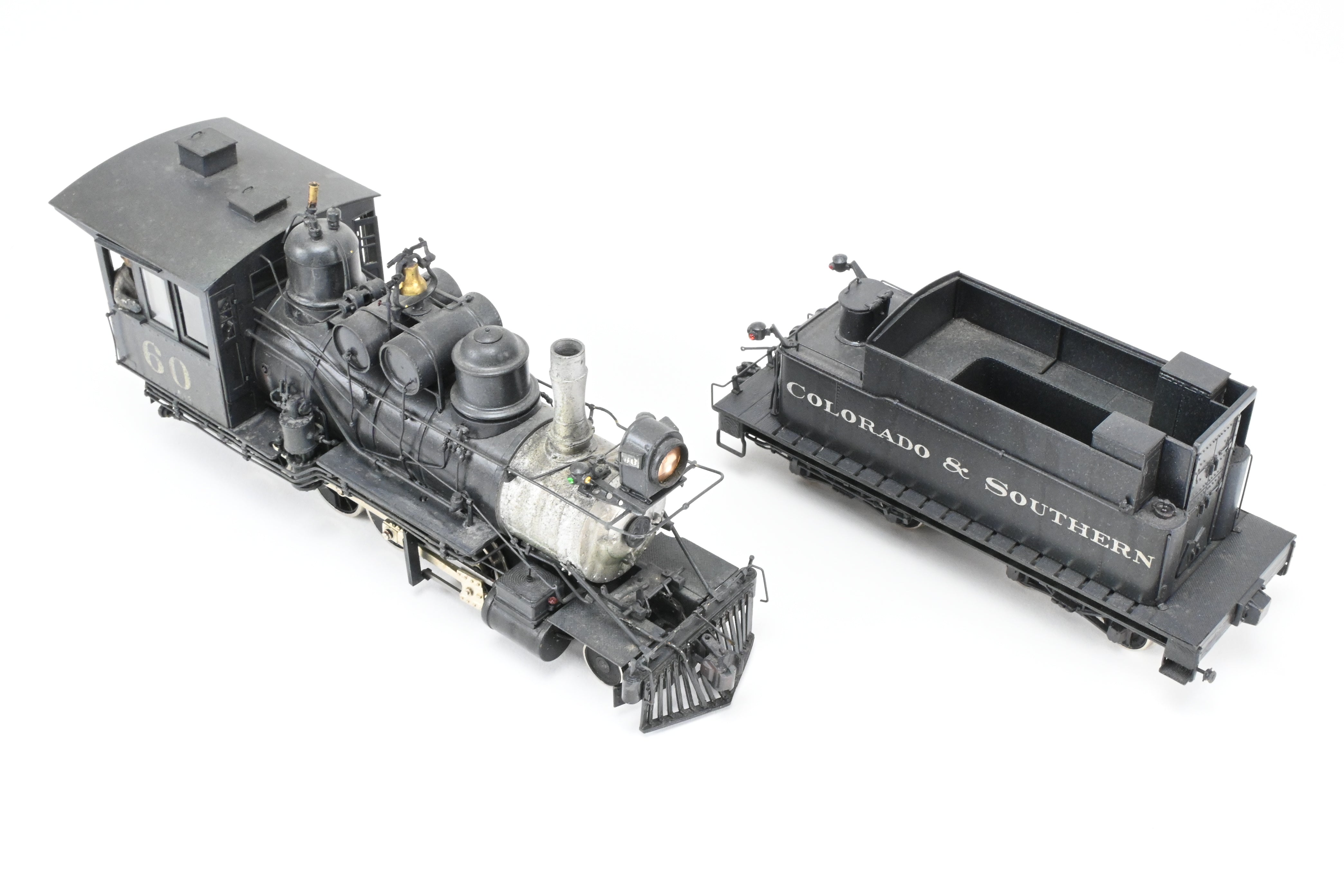 On3 Brass PSC Custom Painted & Weathered C&S Colorado & Southern #60 2-8-0 Locomotive