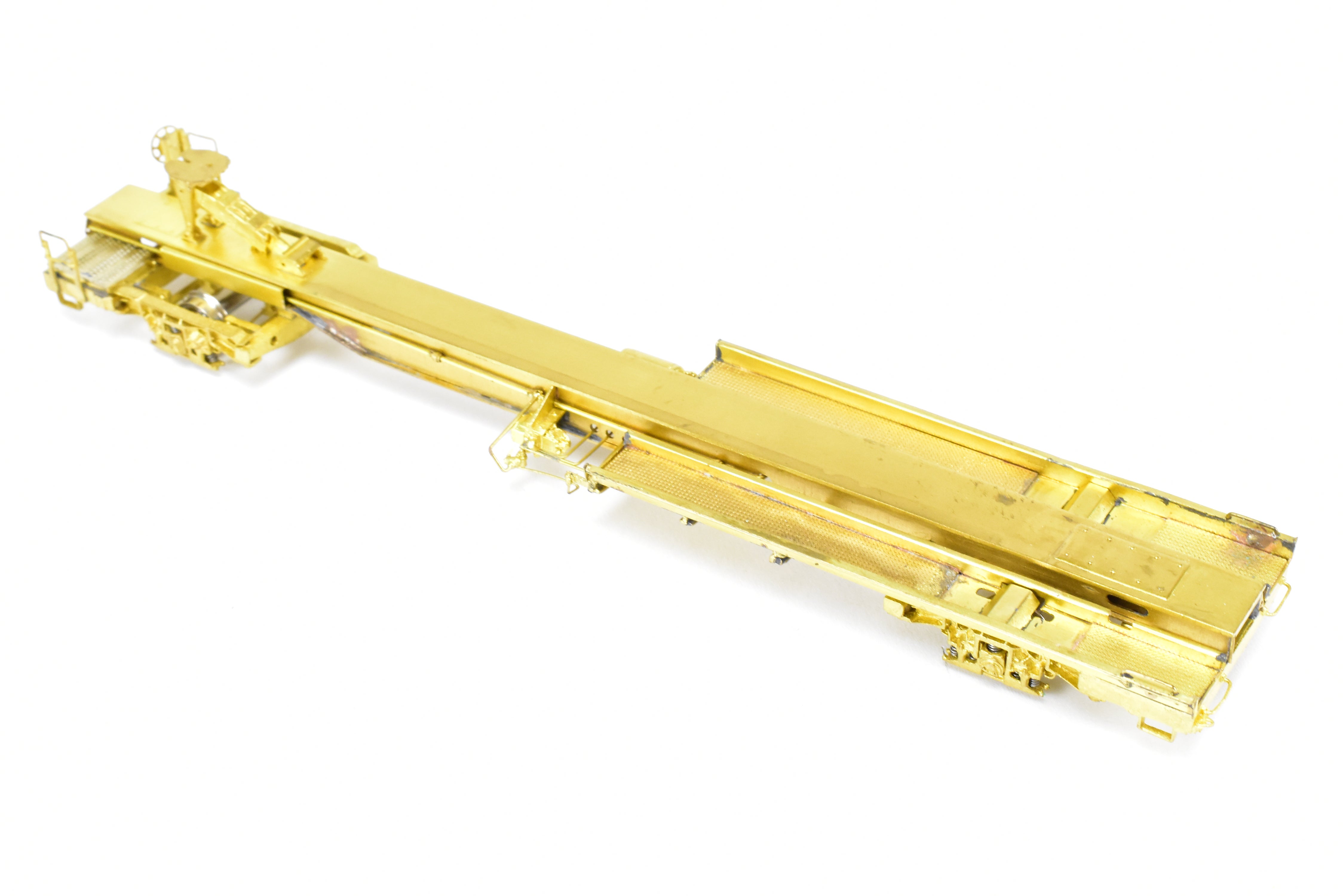 HO Scale Brass Model Railroad Car - Overland Models, Inc. (OMI) Representing Various Roads TTX - Trailer Train (TTUX) Thrall Front Runner 50' TOFC Car with National Unitruck
