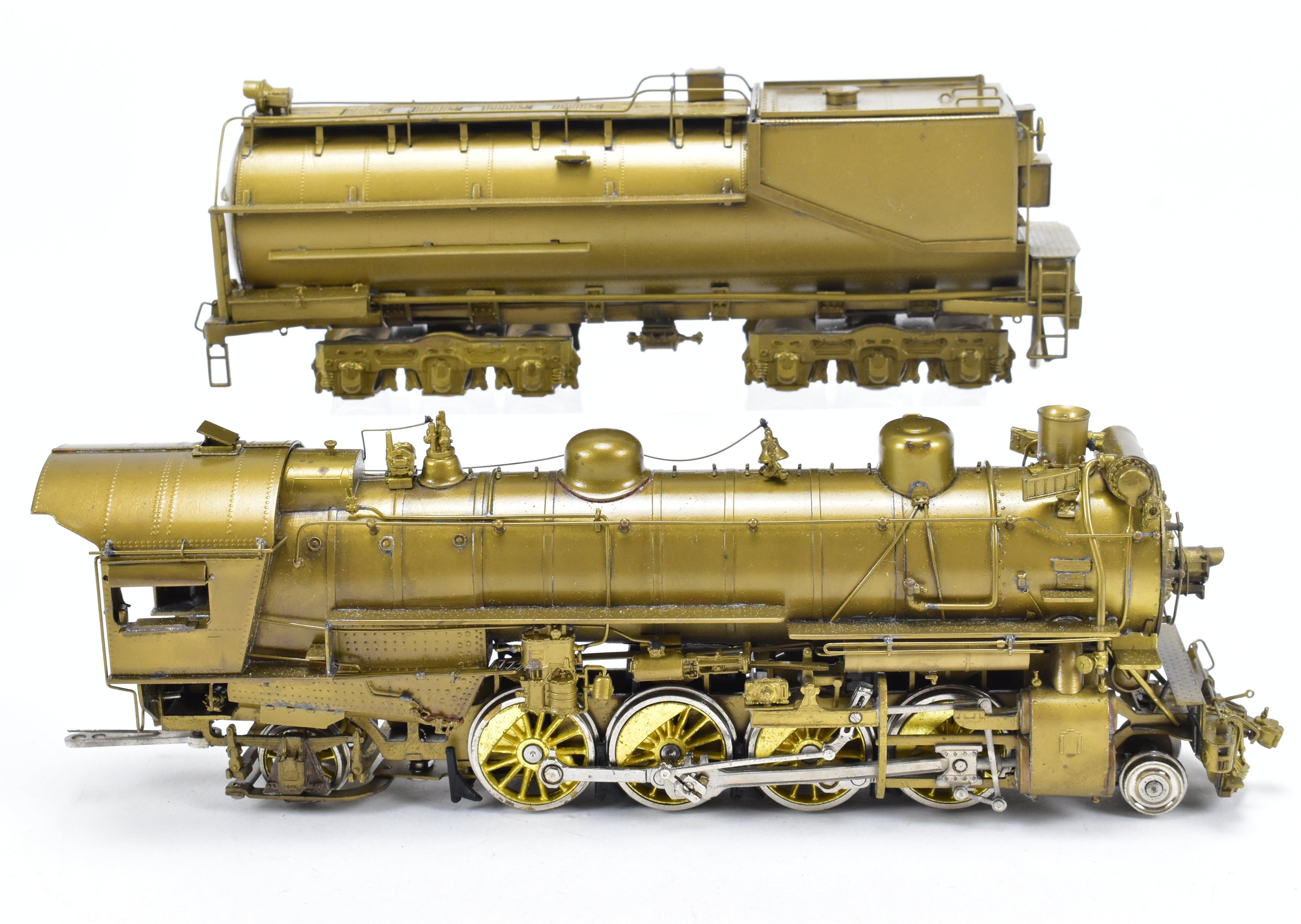 HO Scale Brass ALCO Model Train Southern Pacific MK - 6 2 - 8 - 2 Locomotive Upgraded with NWSL Gearbox