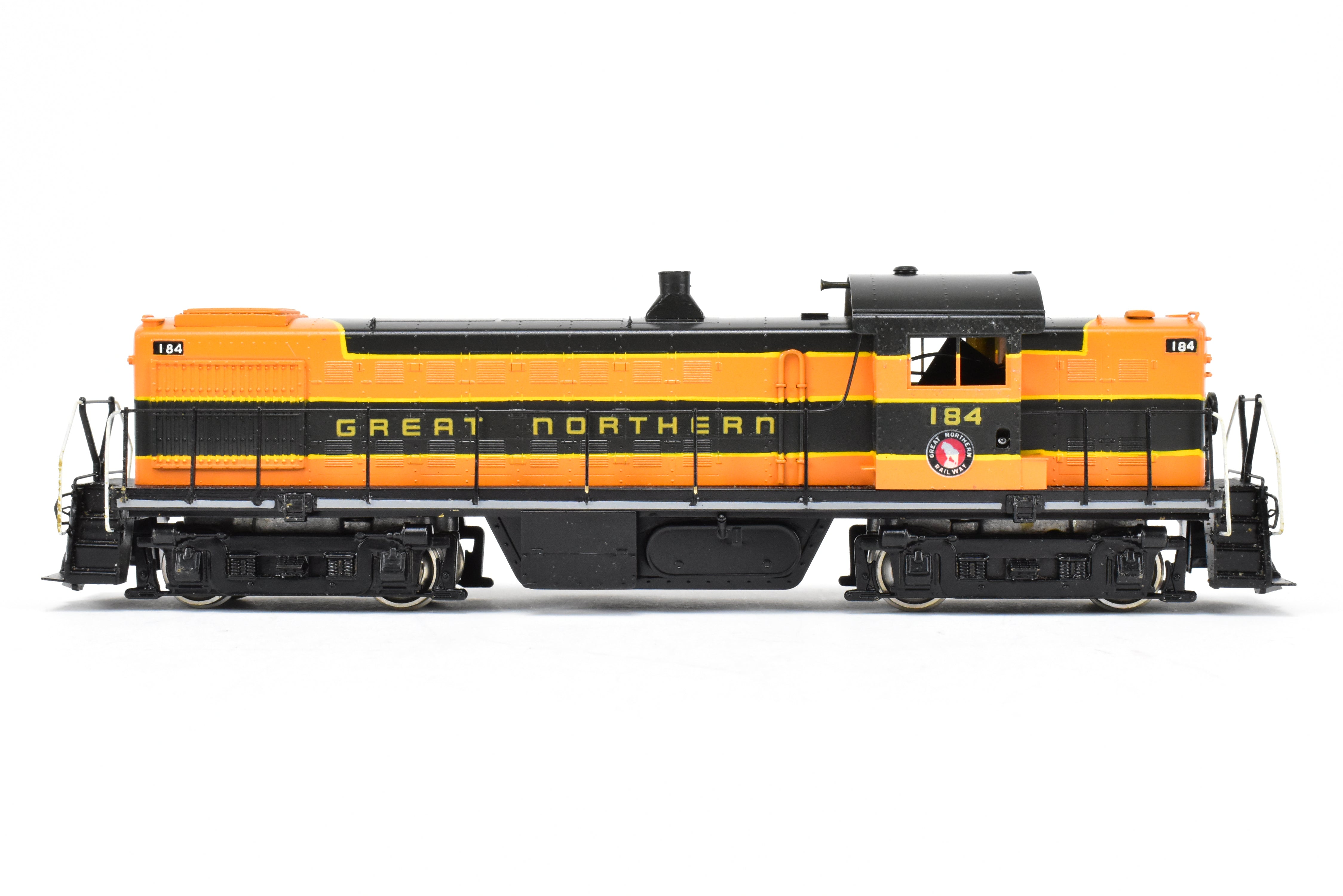 HO Scale Brass ALCO RS-1 Road Switcher Model in Great Northern Green/Orange #184