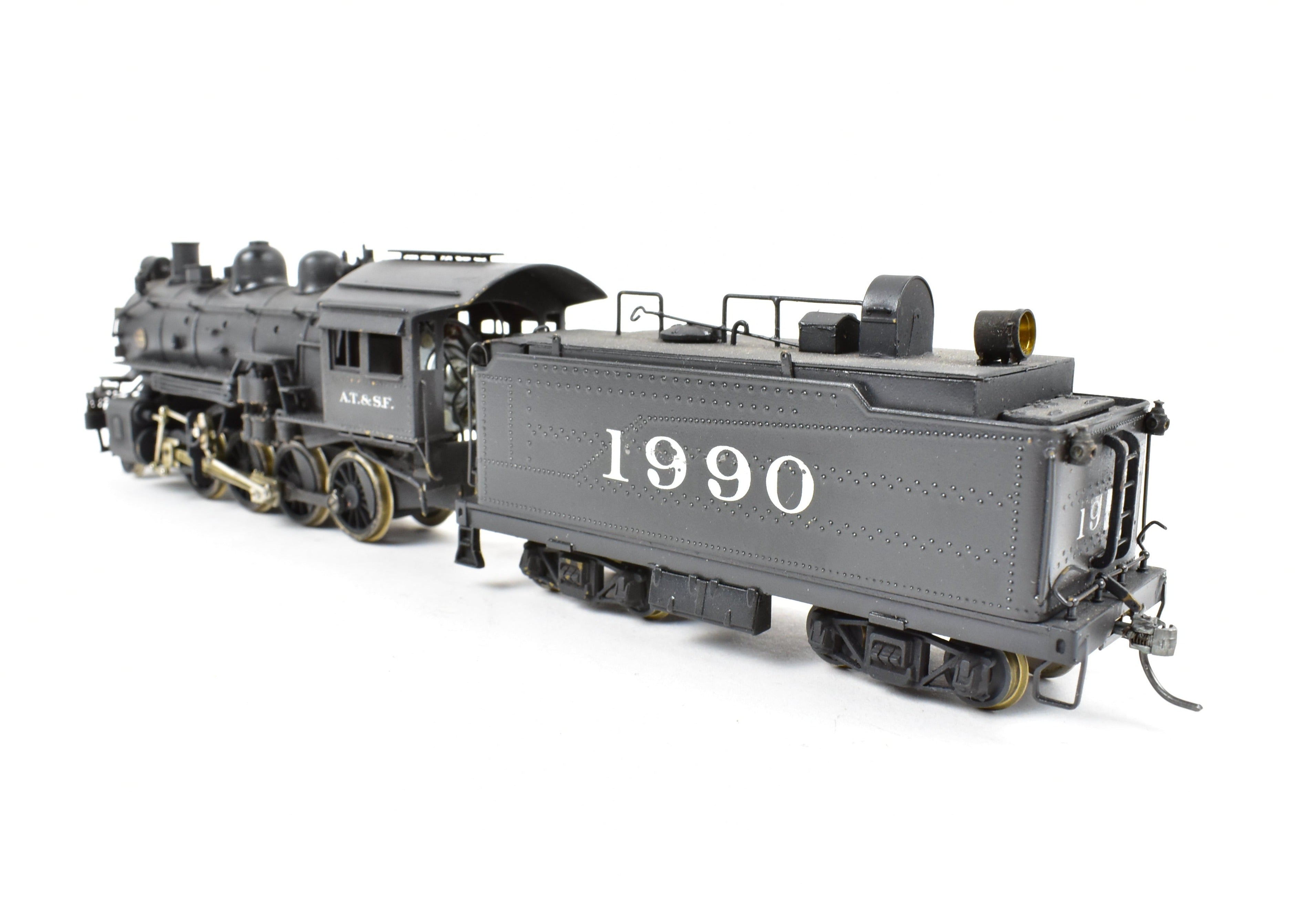 HO Brass PFM - United ATSF Santa Fe 2-8-0 Custom Painted with Can Motor & NWSL Gearbox Upgrade