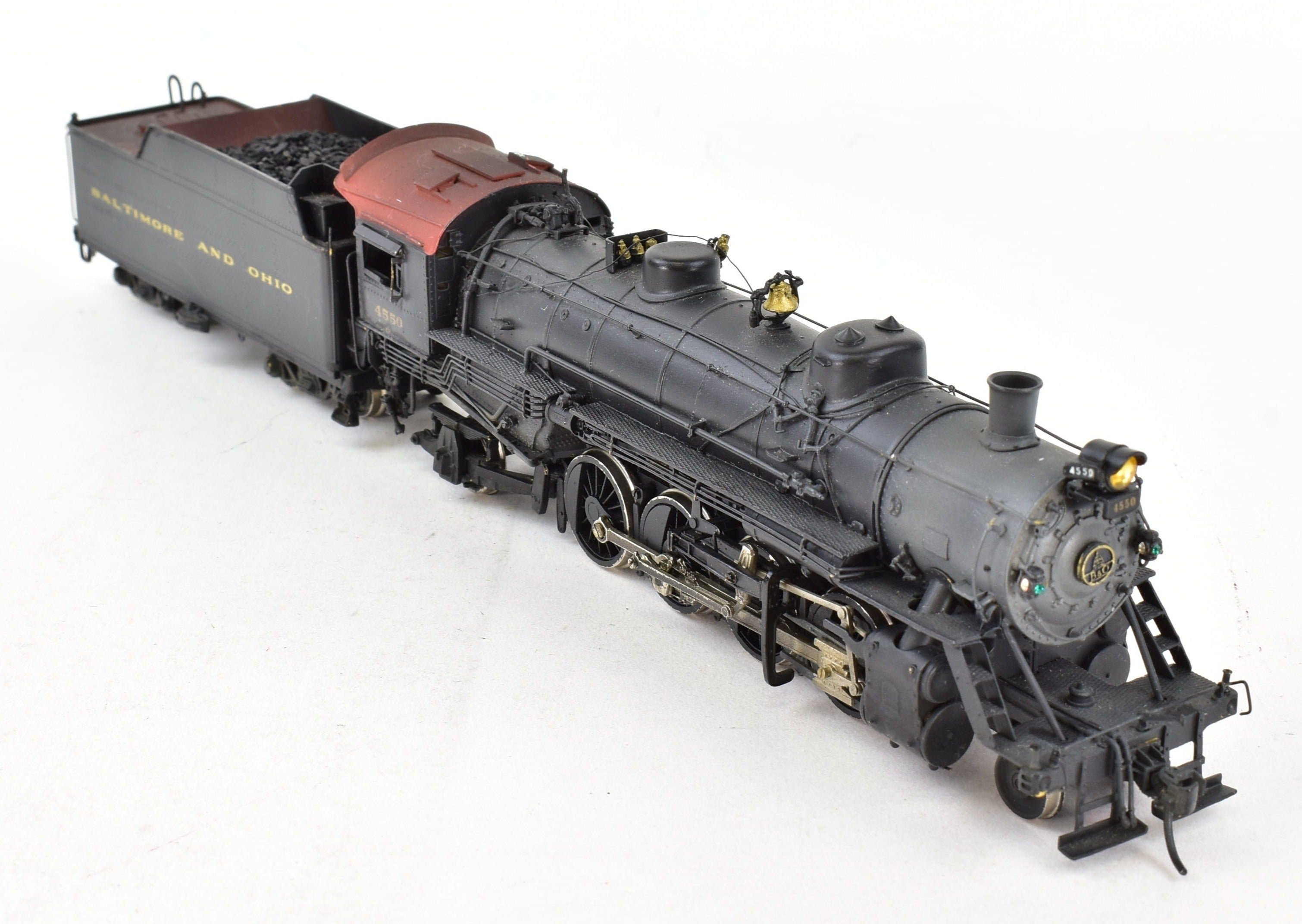 HO Brass B&O Q-3 2-8-2 Mikado #4550, Weathered, Westside Model Co.