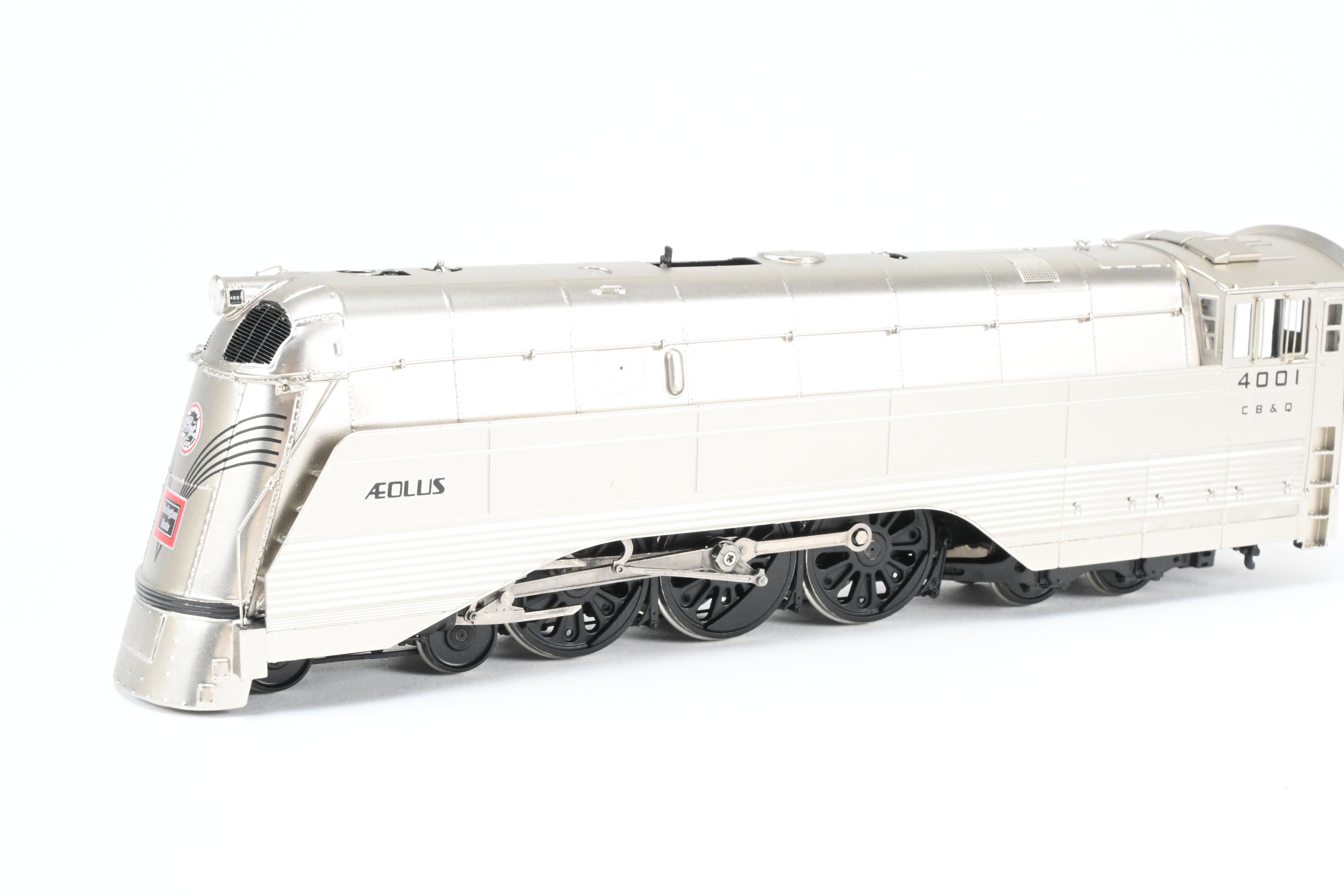 HO Brass Precision Scale Co. CB&Q Burlington Route S4a 4-6-4 Hudson Aeolus No. 4001