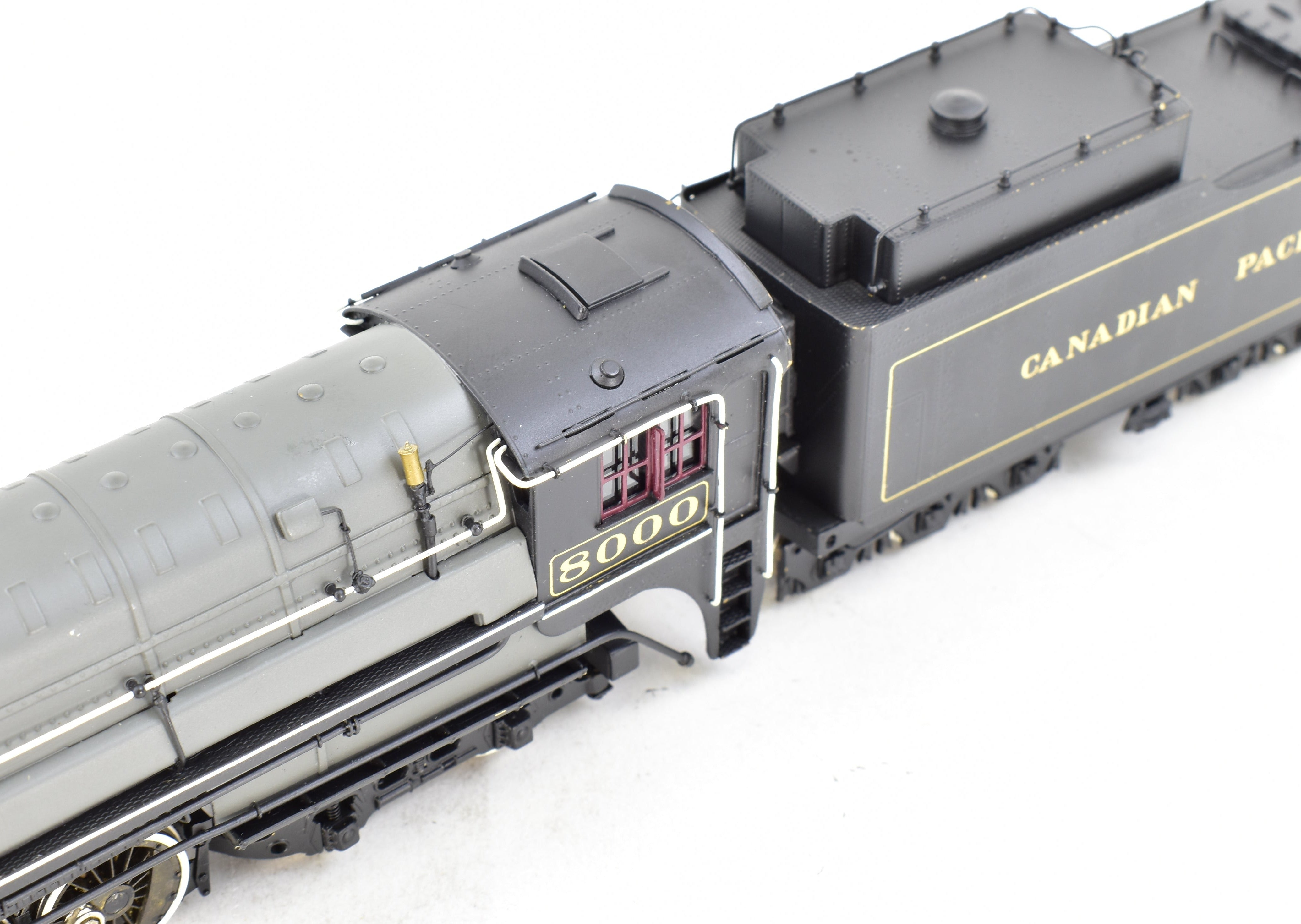 HO Scale Brass Canadian Pacific Railway T4a 2-10-4 Locomotive Model - Totem Models, CP No. 8000