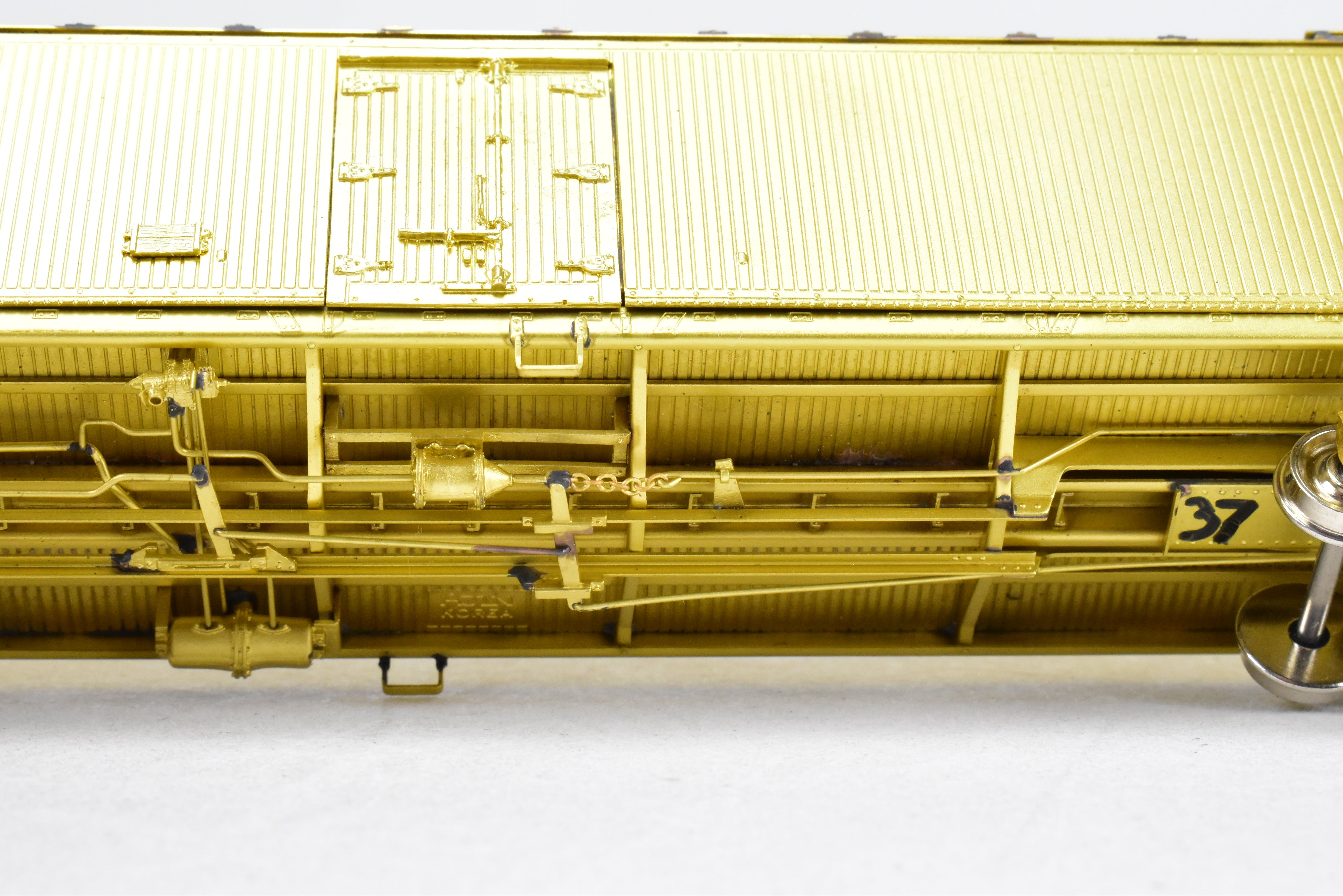 HO Brass OMI ATSF Santa Fe 50' Ice Bunker Wood Refrigerator Car, Excellent Condition