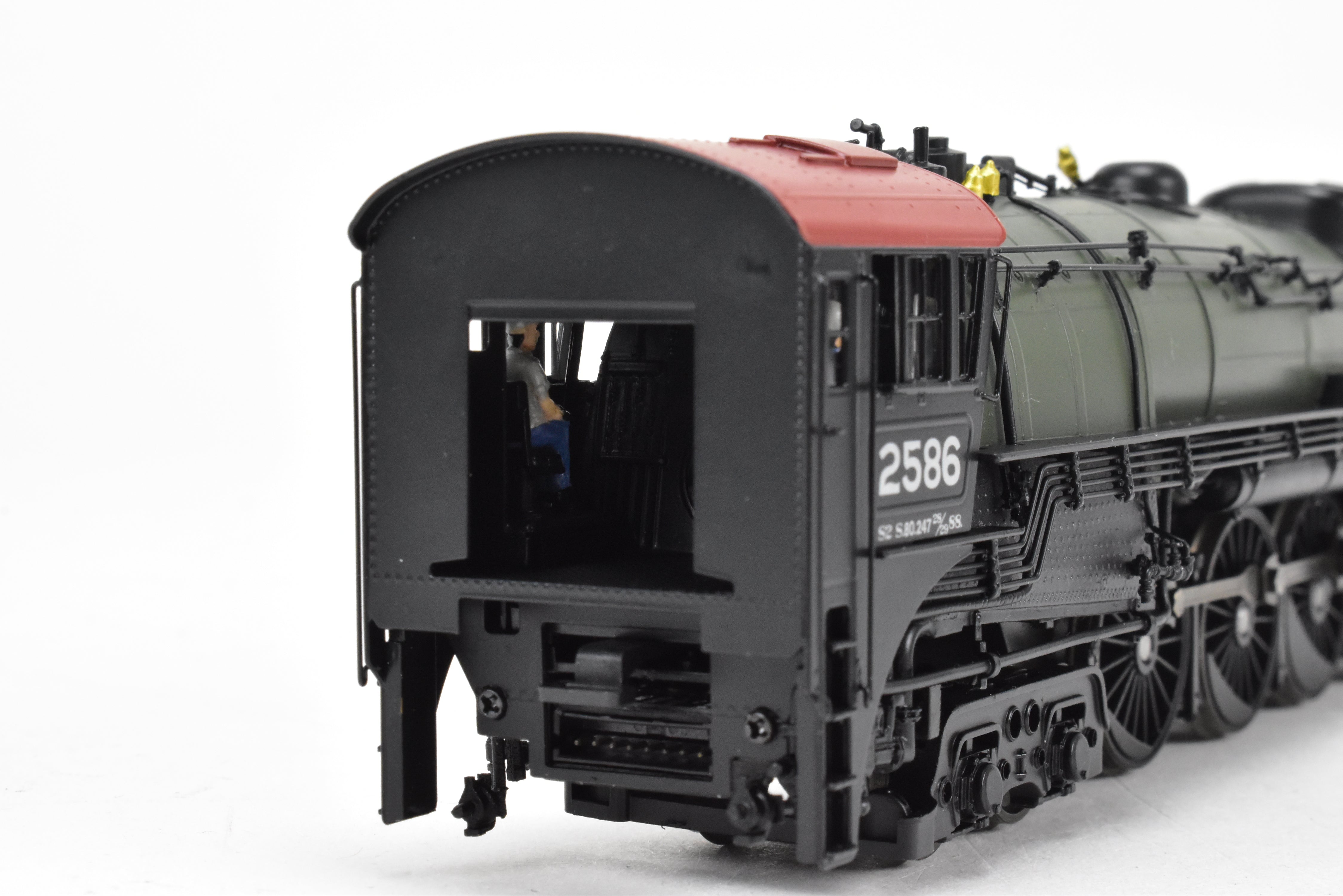 HO Scale Brass Hybrid BLI Great Northern S - 2 4 - 8 - 4 FP 2586 with DCC and Sound