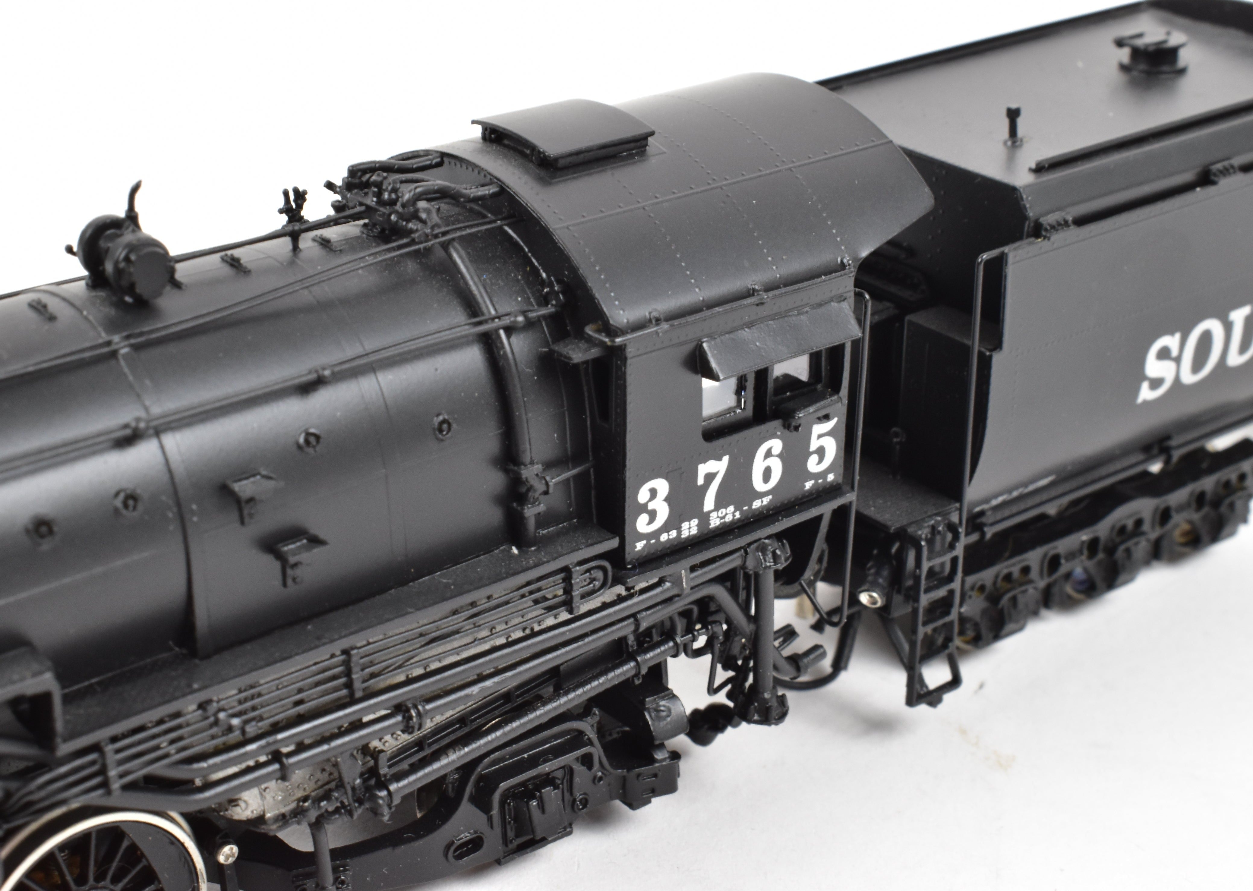 HO Brass Precision Scale Co. Southern Pacific F-5 2-10-2 Factory Painted Locomotive No. 3765