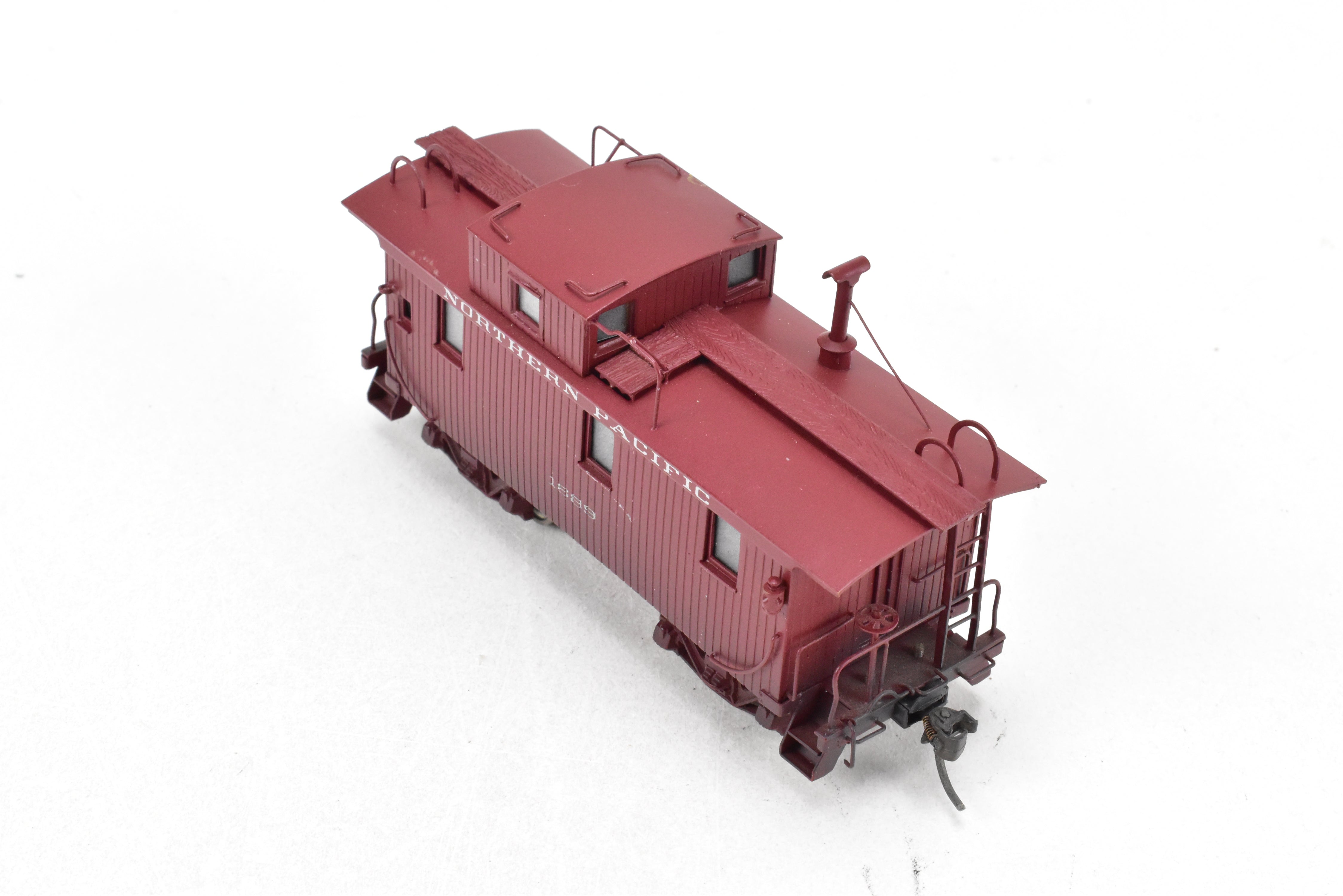1965 HO Brass PFM United NP Northern Pacific Wood Caboose CP #1689