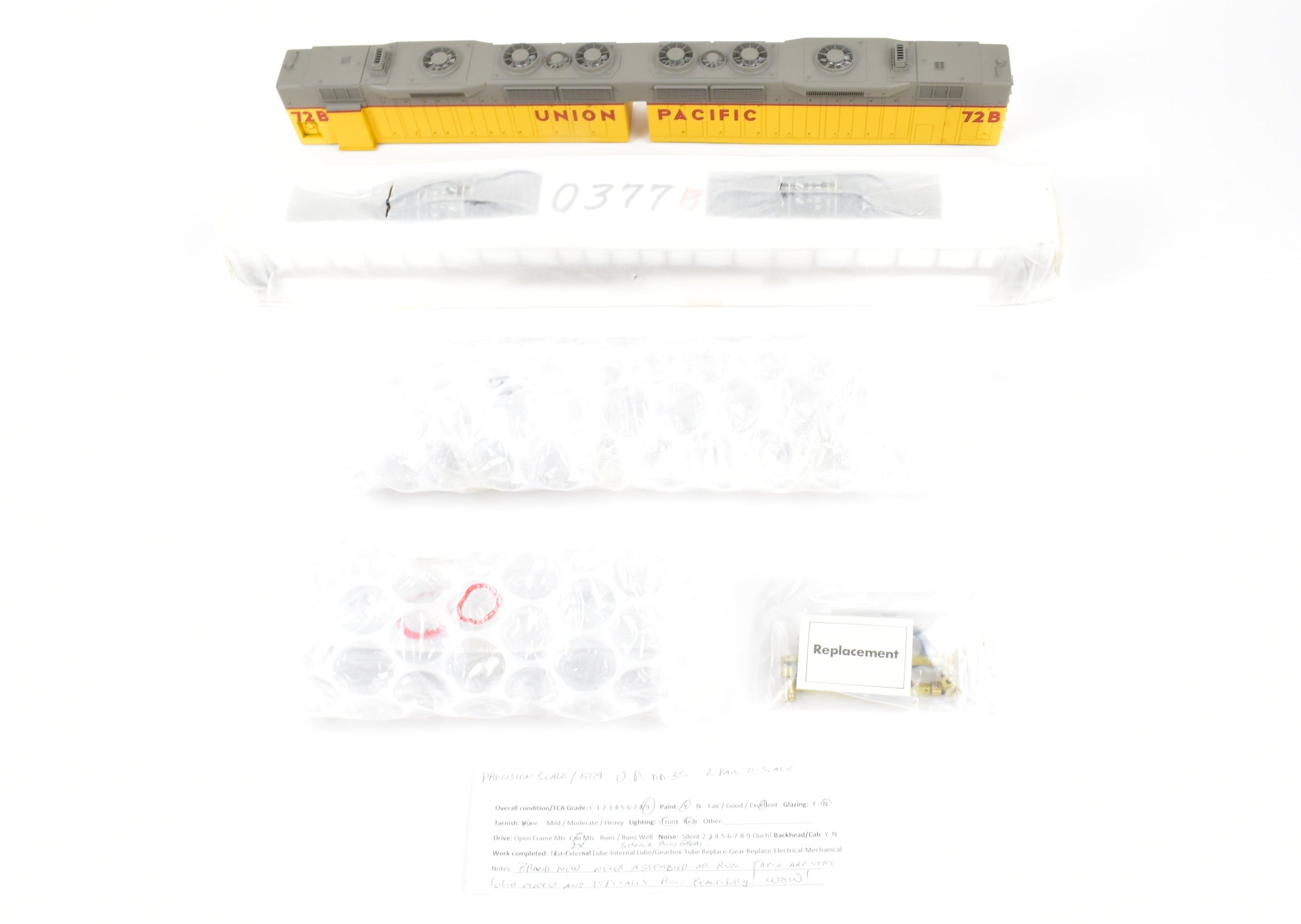 Rare O Scale Brass Precision Scale Co. Union Pacific EMD DD - 35B Model