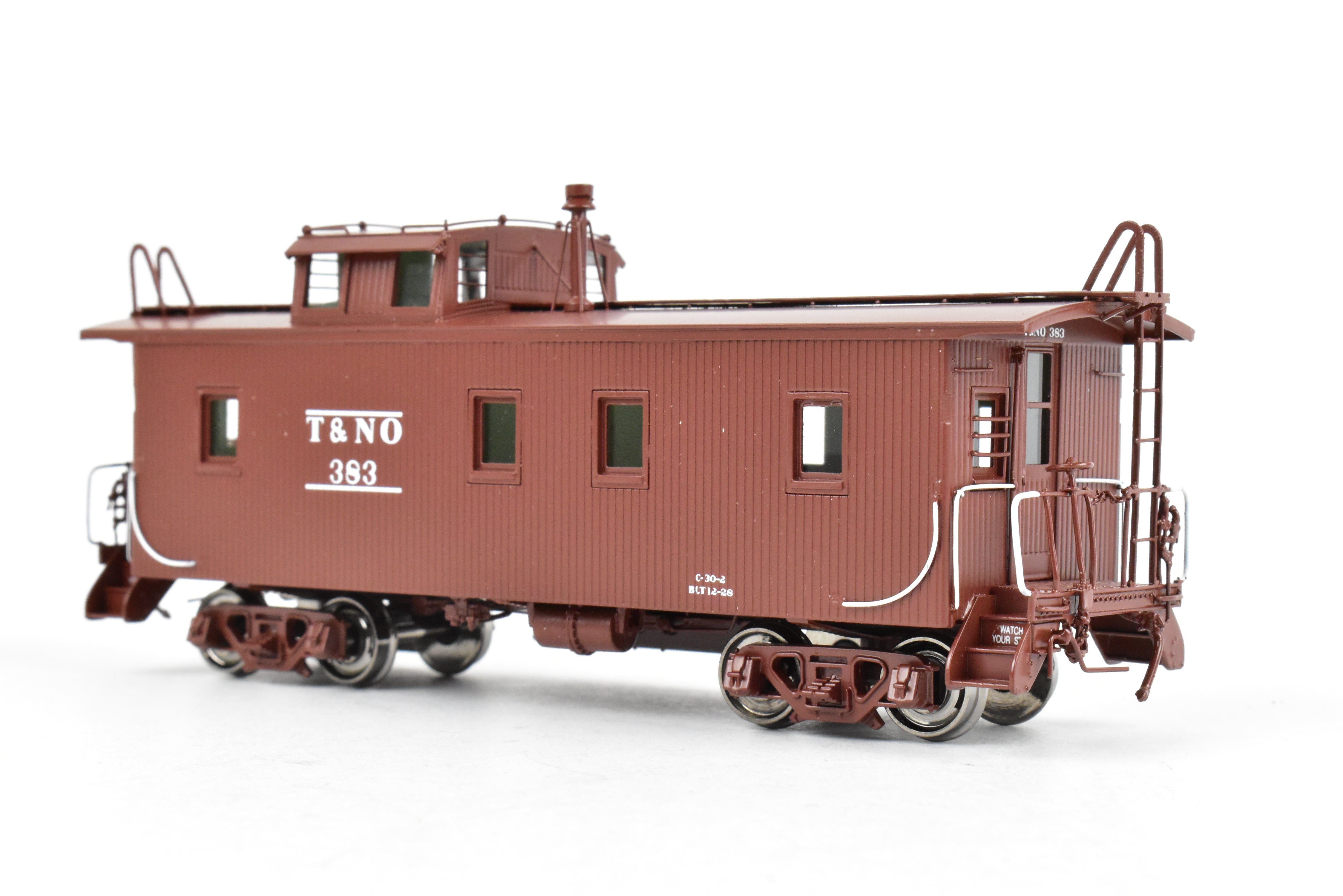 HO Scale Brass CIL Challenger Imports T&NO C-30-2 Wood Side Caboose #383