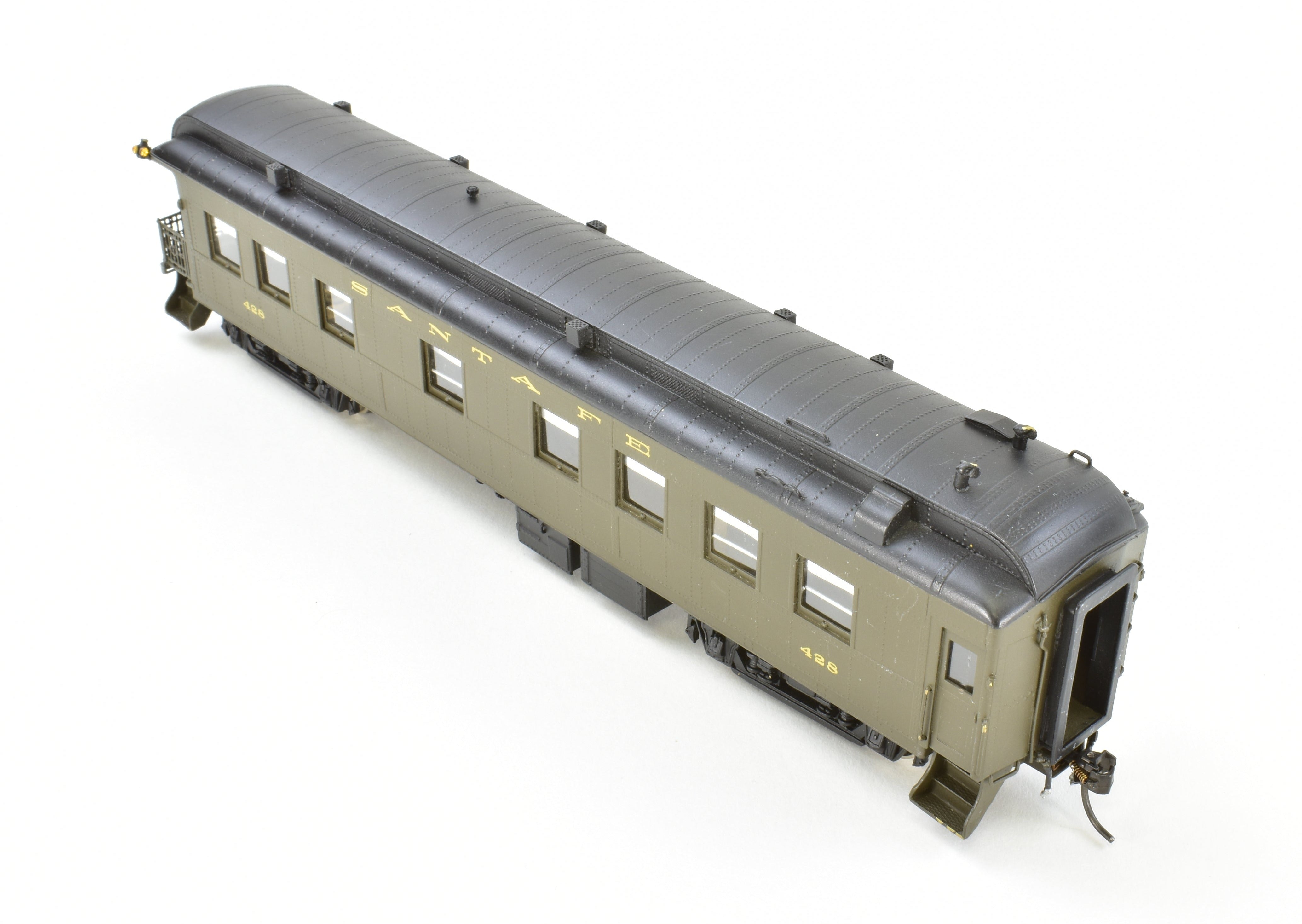 Custom Painted HO Brass Hallmark ATSF Santa Fe Superintendent's Car #400