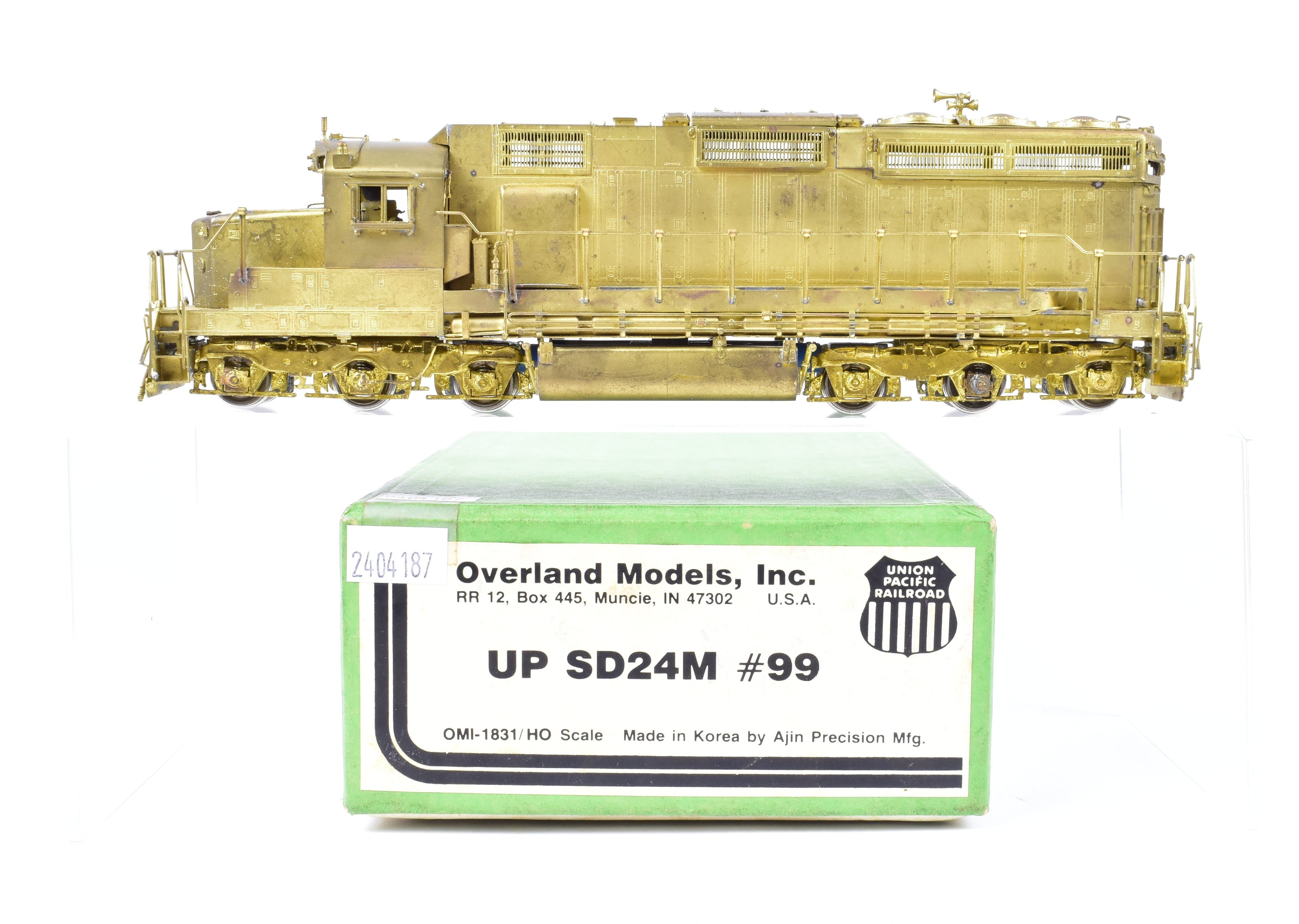 HO Scale Brass Model Train - Overland Models, Inc. Union Pacific EMD SD - 24M No. 99