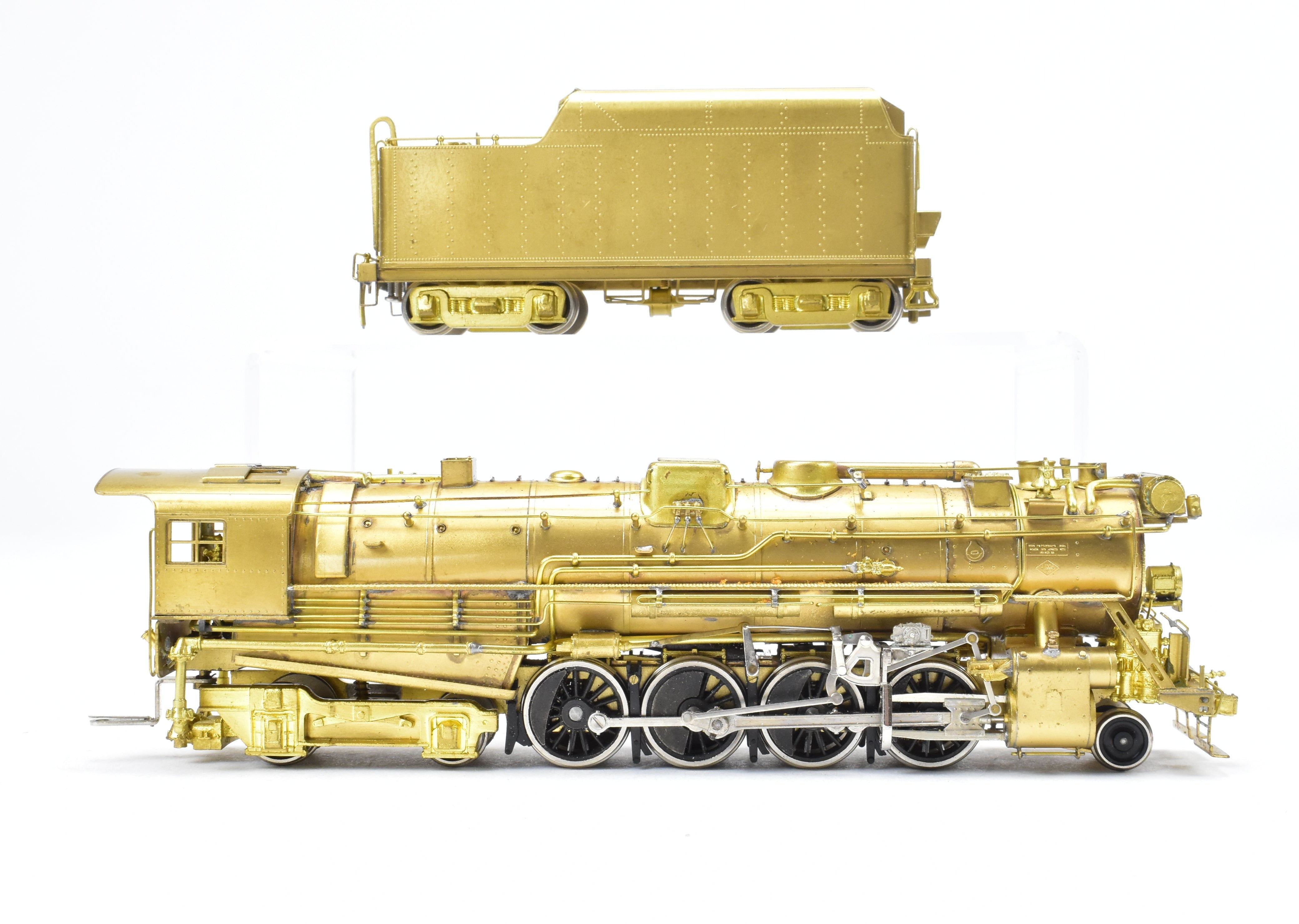HO Scale Brass NPP Nickel - Plated Boston & Albany Class A - 1b 2 - 8 - 4 with Added Details