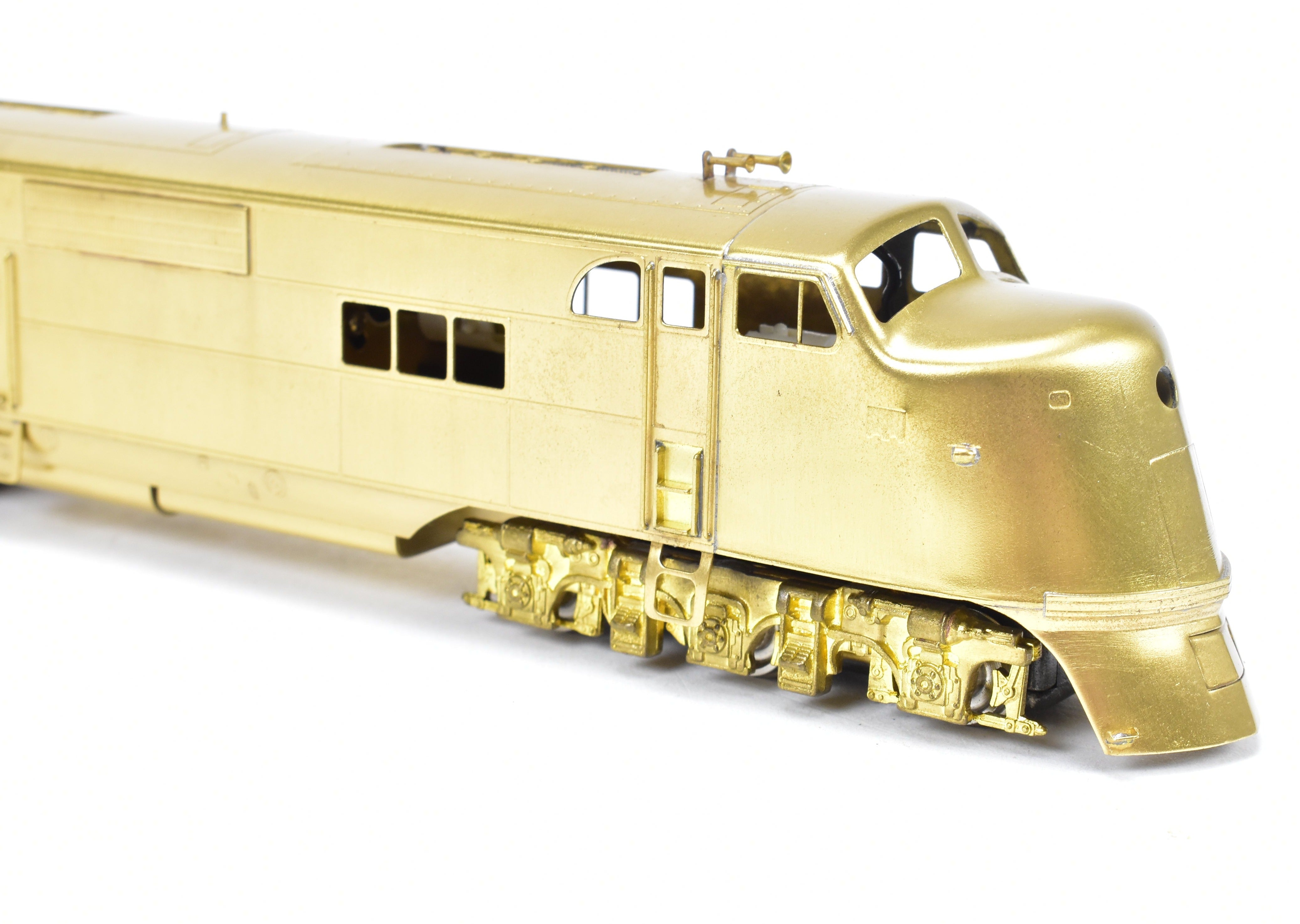 HO Scale Brass Hallmark Models Collection of Various Roads EMD E1 A/B Set with Powered A Unit and Unpowered B Unit
