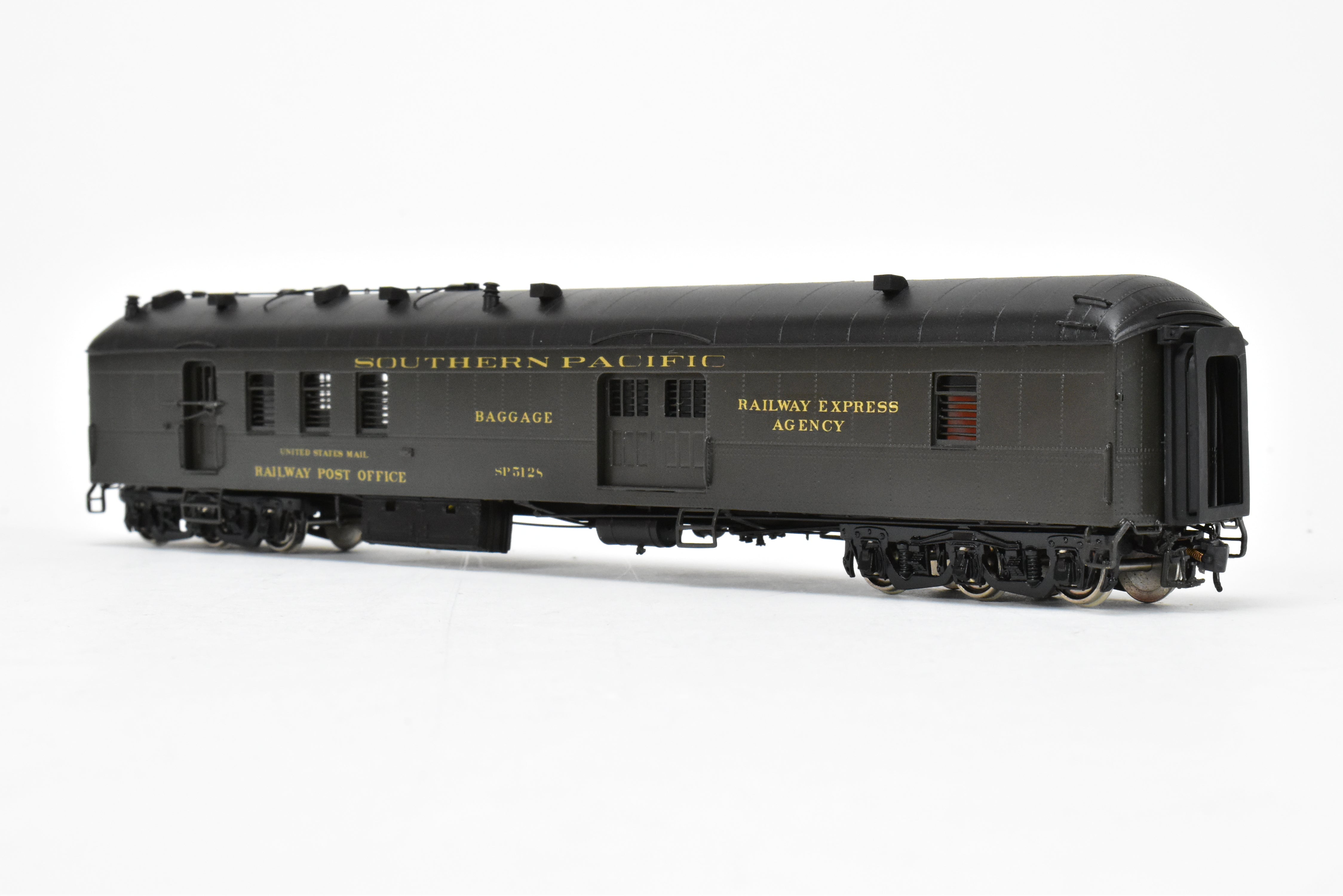 HO Scale Brass Precision Scale Co. Model of Southern Pacific Harriman RPO/Baggage Car 70 - BP - 30 - 2 with Incorrect Packaging