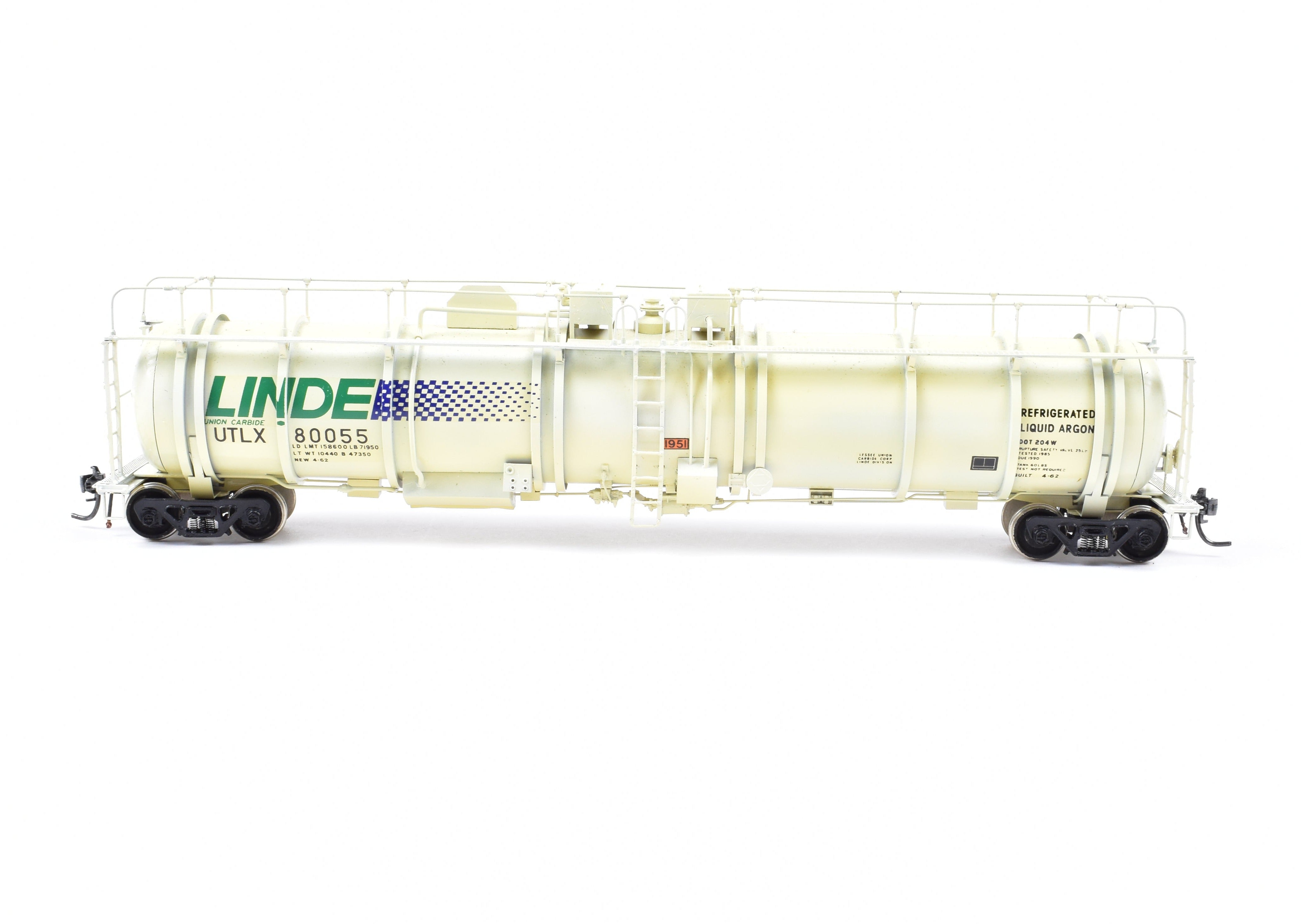 HO Brass OMI by Overland Models: Custom Painted Liquid Argon Tank #80055