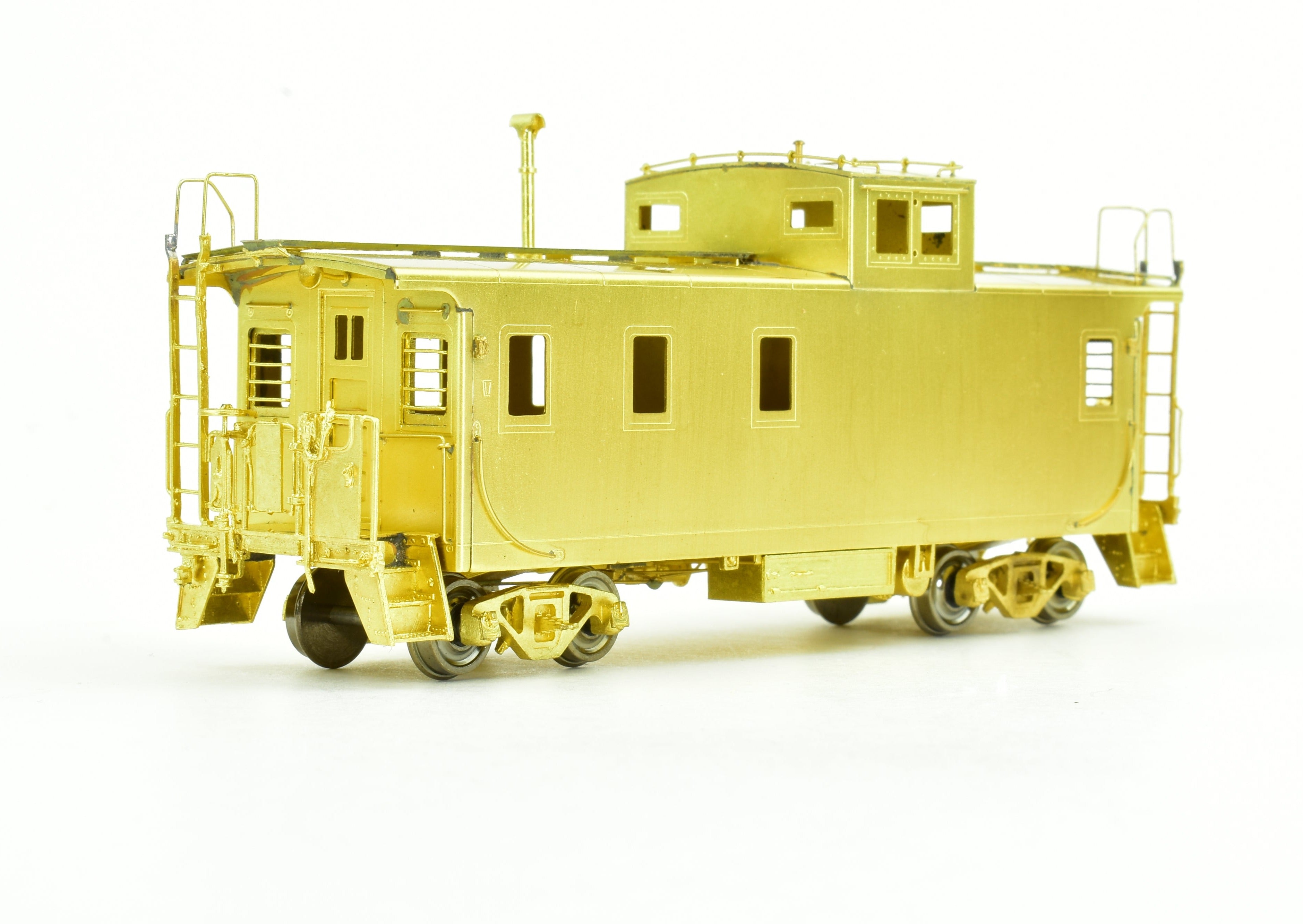 1945 Era HO Brass OMI Great Northern Steel Caboose X256 - 268 by Overland Models