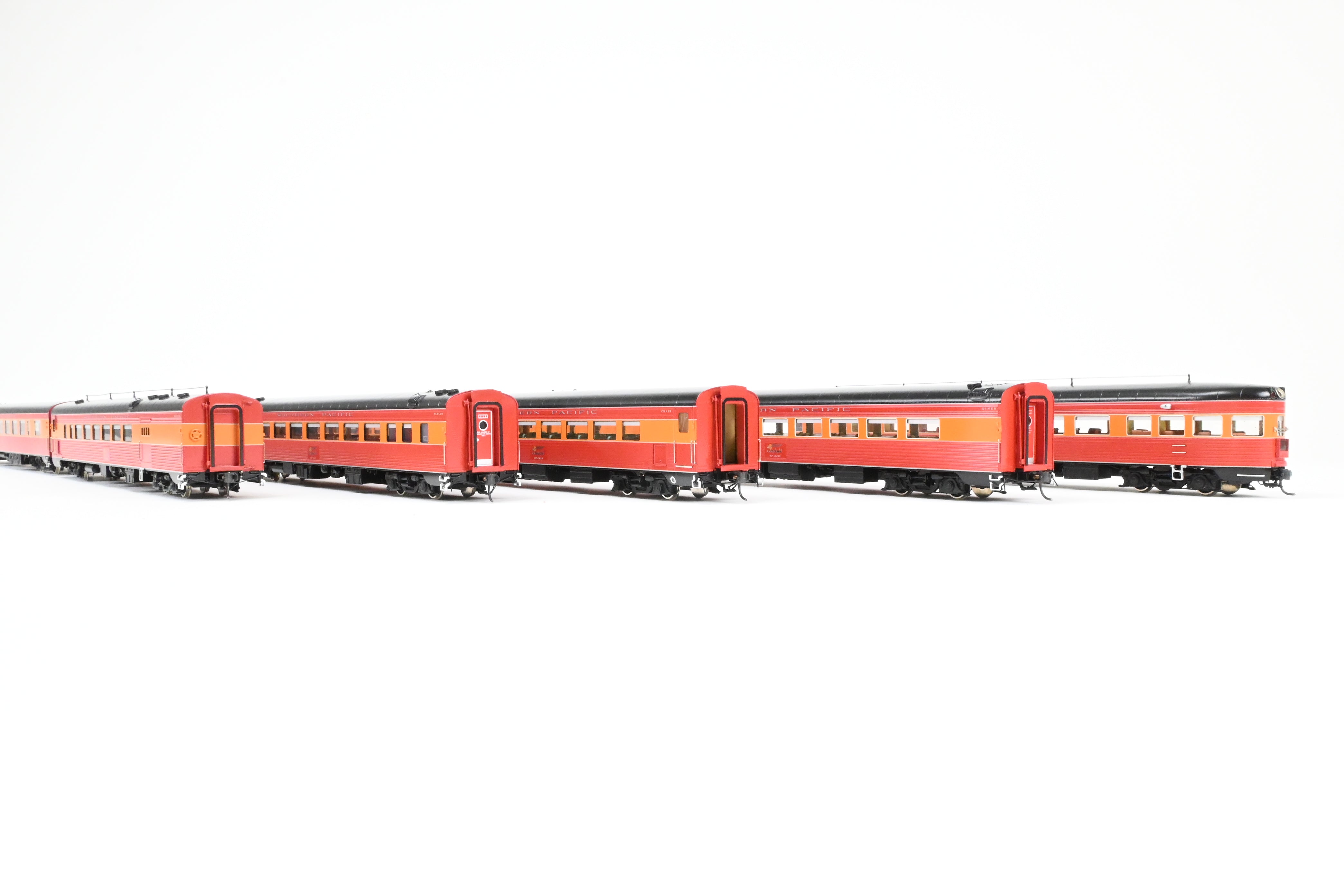 HO Scale Brass CON CIL - Challenger Imports Model Train Set - Southern Pacific 1955 Morning Daylight 10 - Car Full Train Set FP