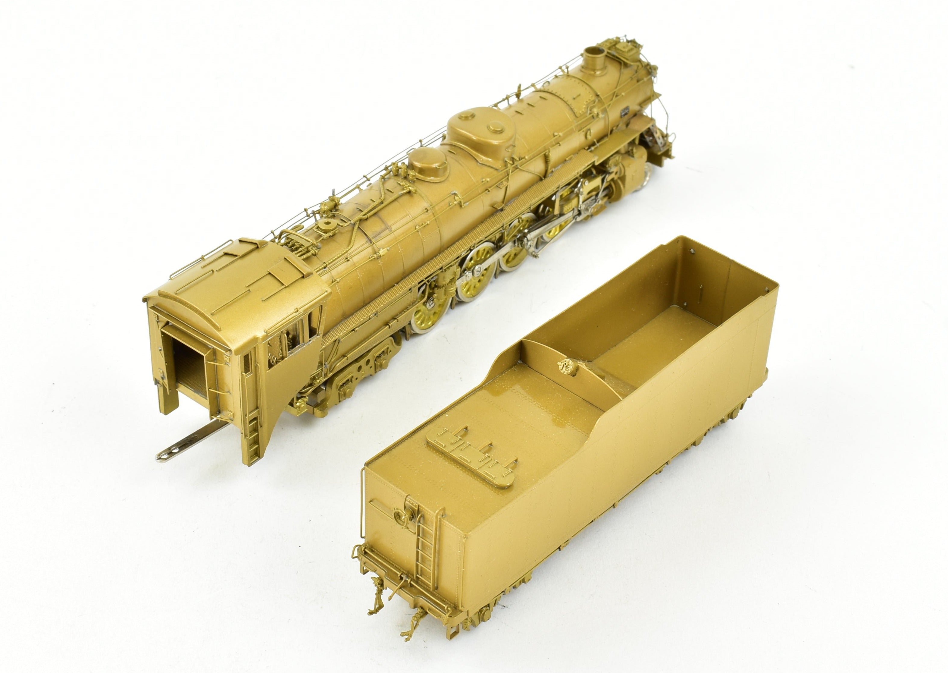 High - Quality HO Scale Brass Model Train: CON NJ Custom Brass CB&Q - Burlington Route Class O5A 4 - 8 - 4 Locomotive