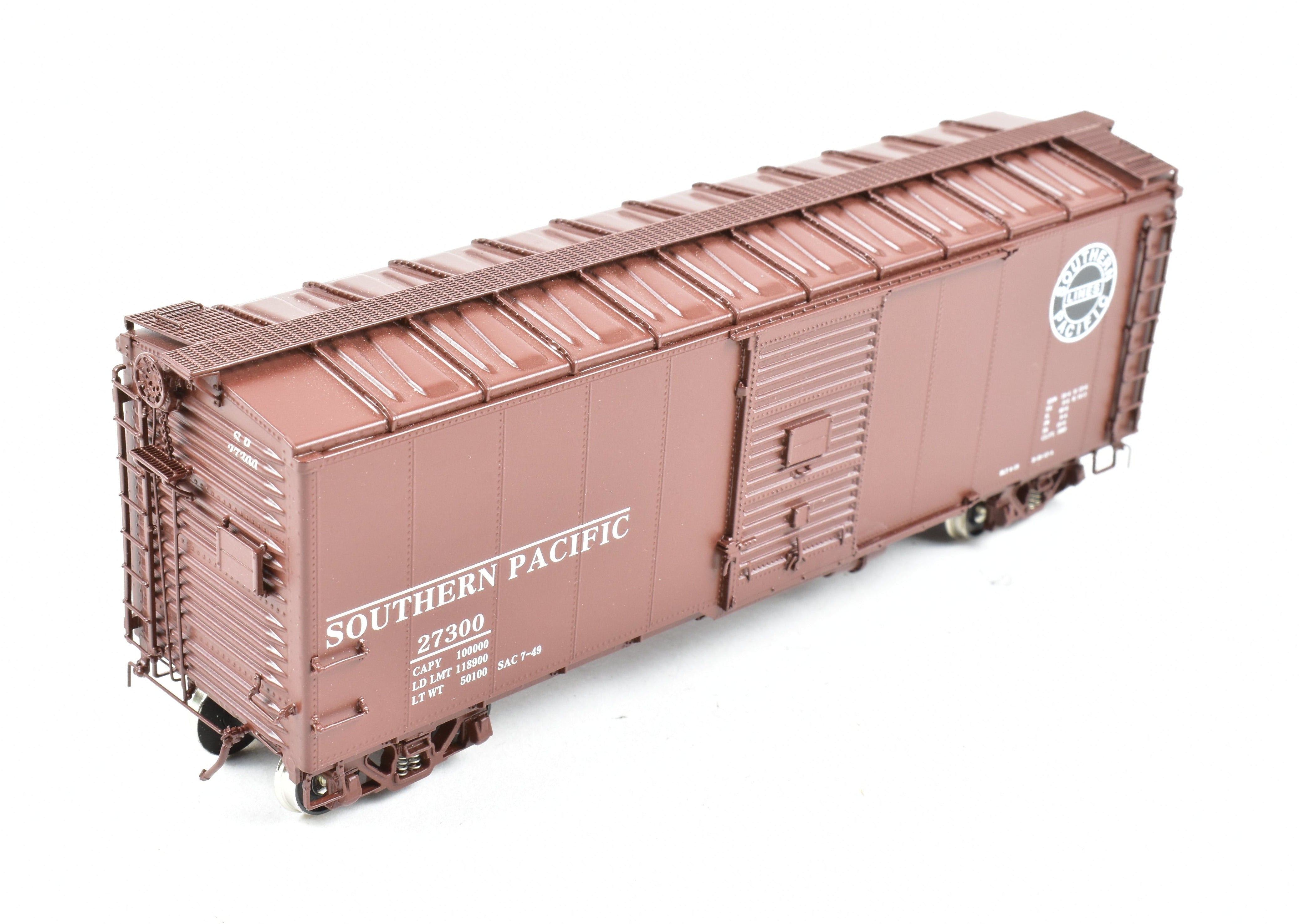 High - Quality HO Scale Brass CIL - Challenger Imports Southern Pacific Class B - 50 - 12 - A Rebuilt Steel - Sided Box Car with Factory Painting