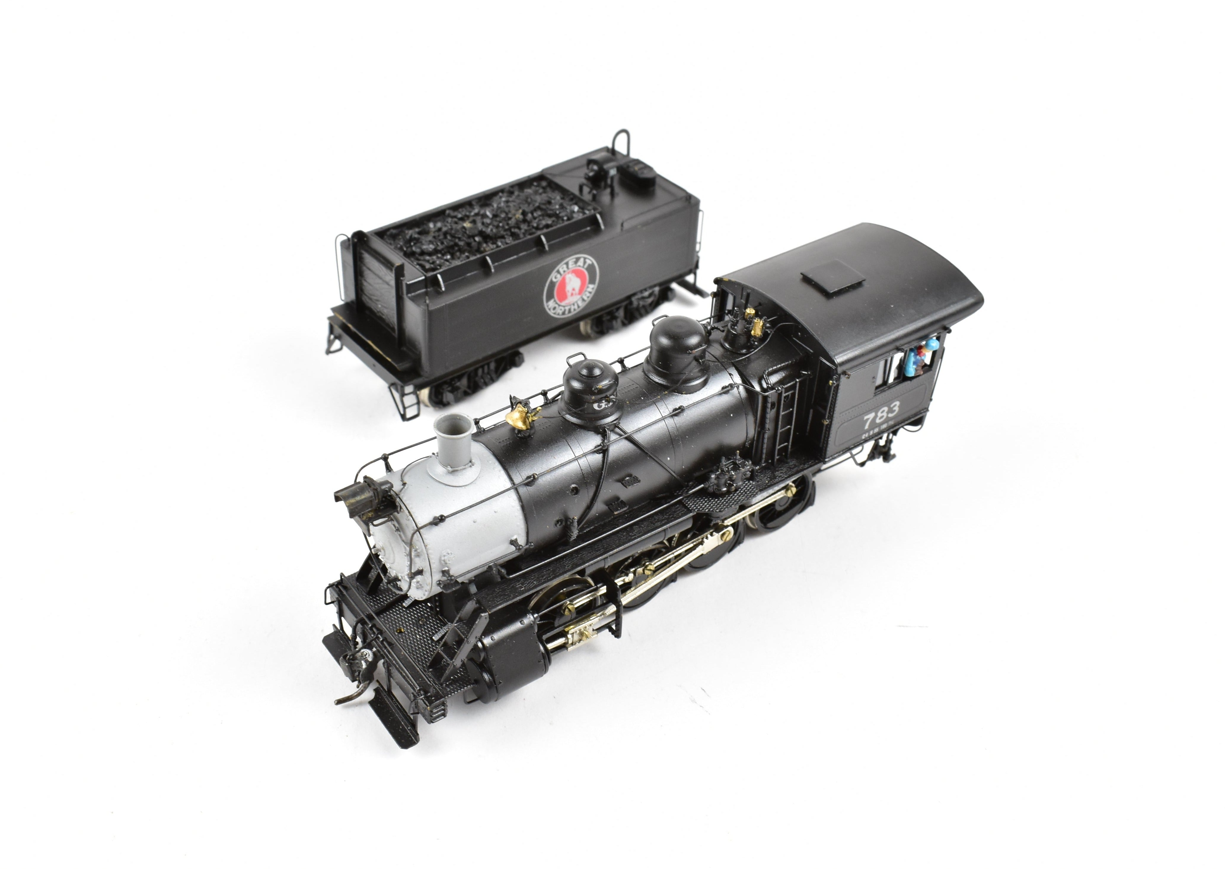 HO Scale Brass Model Train - Oriental Limited Great Northern Class C - 4 0 - 8 - 0 Switcher Locomotive CP No. 783