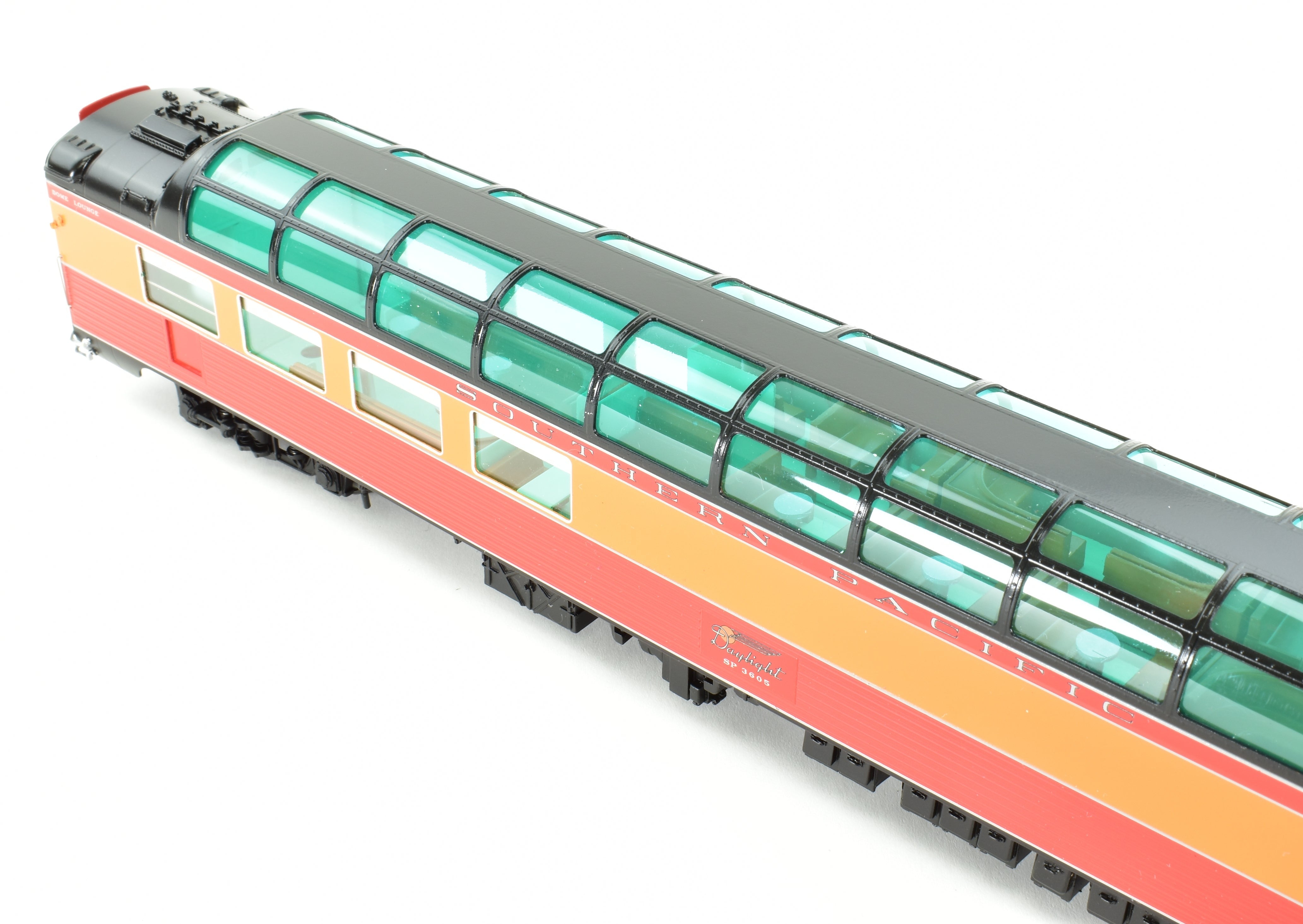 HO Scale Brass Model Train Consignment Set - Challenger Imports SP - Southern Pacific 1955 Shasta Daylight 10 - Car Train Set with FP