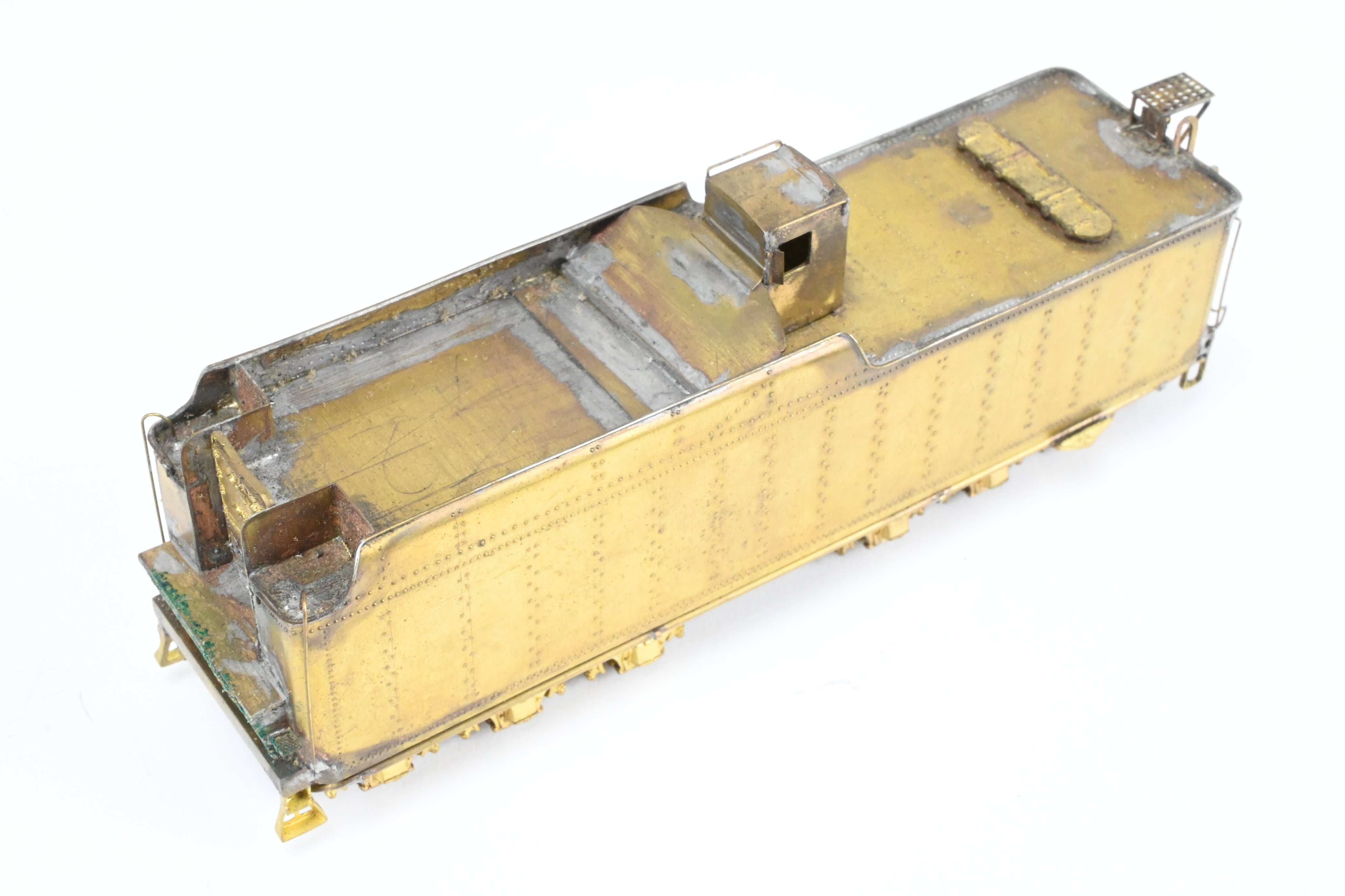 HO Scale Custom-Made Brass Model Train - Missouri Pacific 2100 Series 4-8-4 Locomotive, Specifically Built as No. 2104, a One-of-a-Kind Creation by Joe G. Collias
