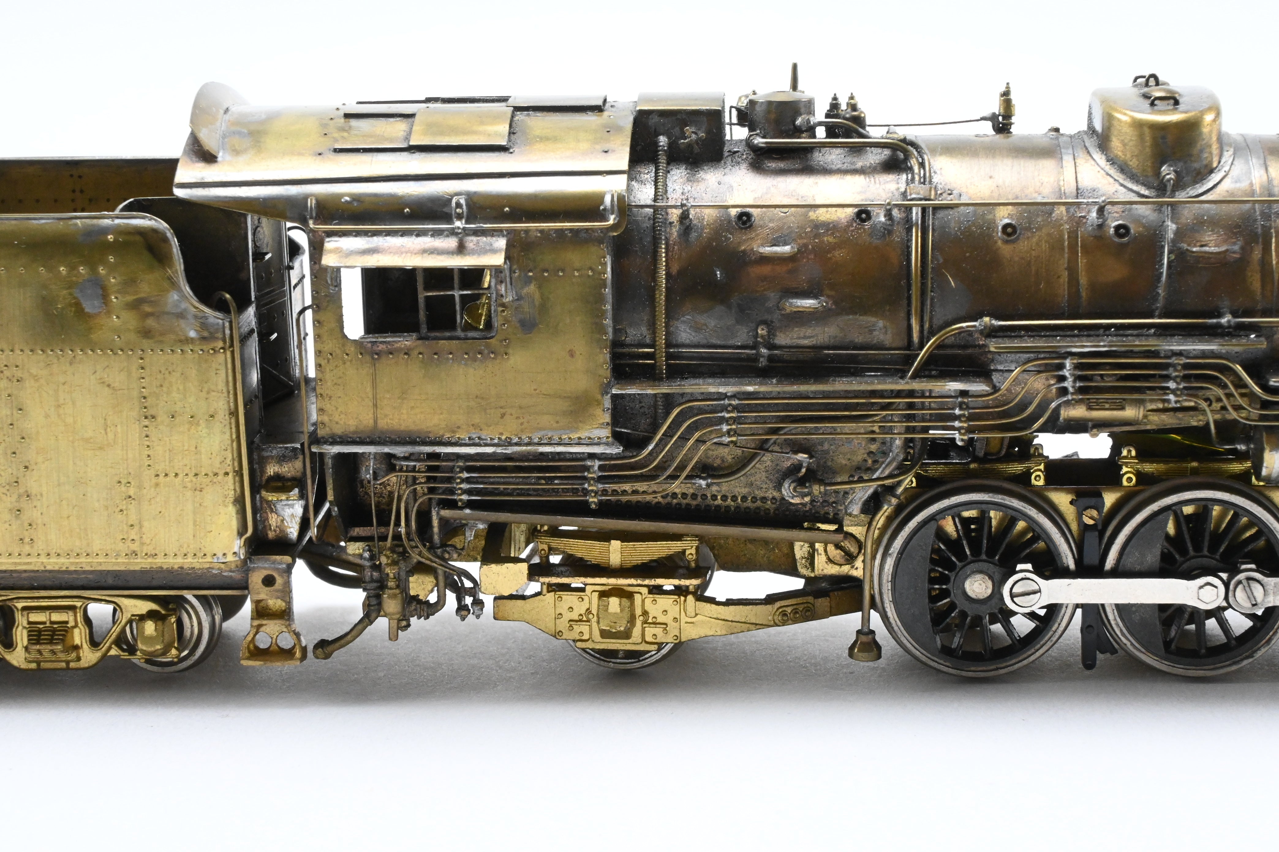 HO Scale Custom-Made Brass Model of Joe G. Collias Scratch-Built Missouri Pacific 2-10-2 Locomotive No. 1718 (Formerly Wabash)