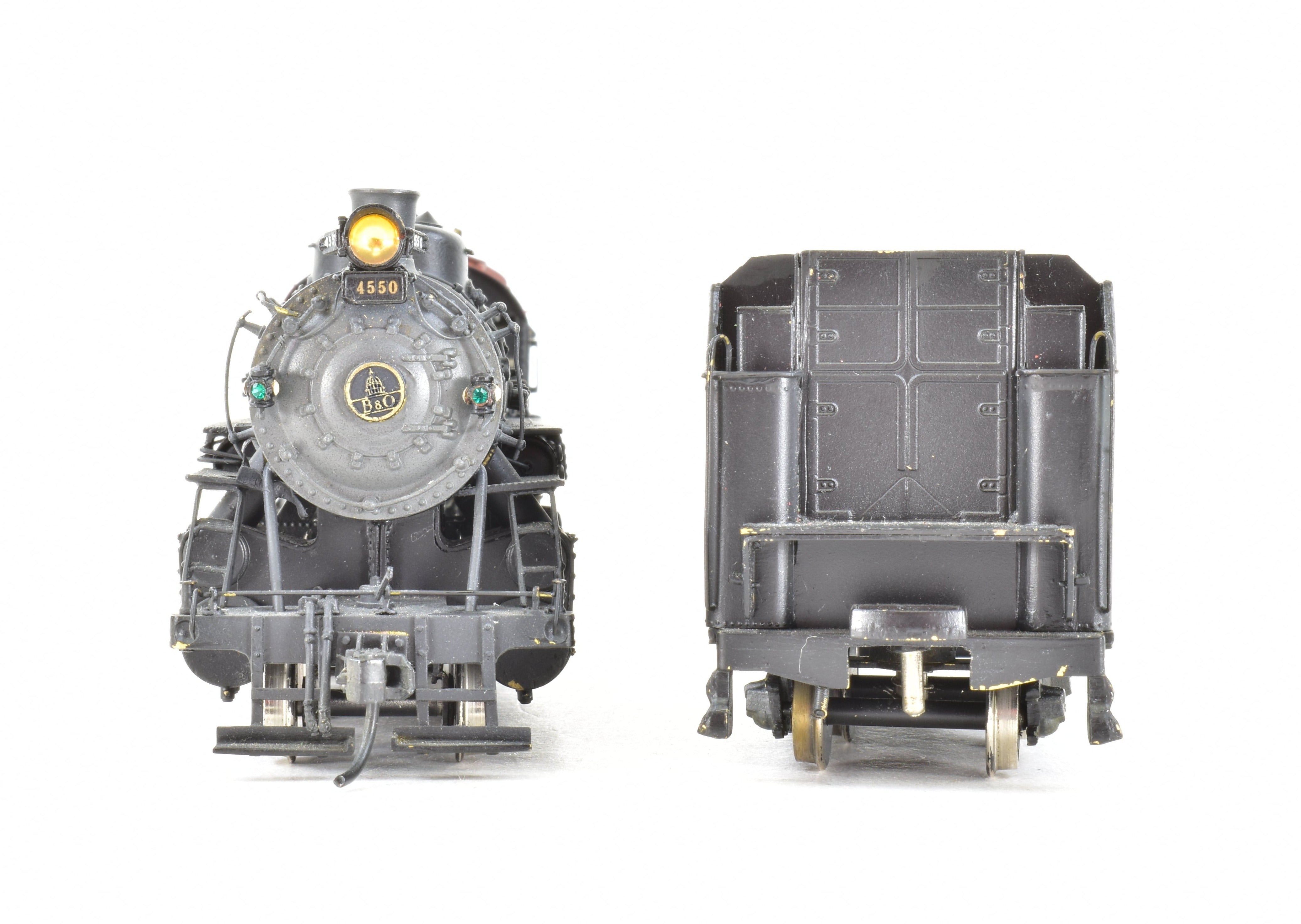 HO Brass B&O Q-3 2-8-2 Mikado #4550, Weathered, Westside Model Co.