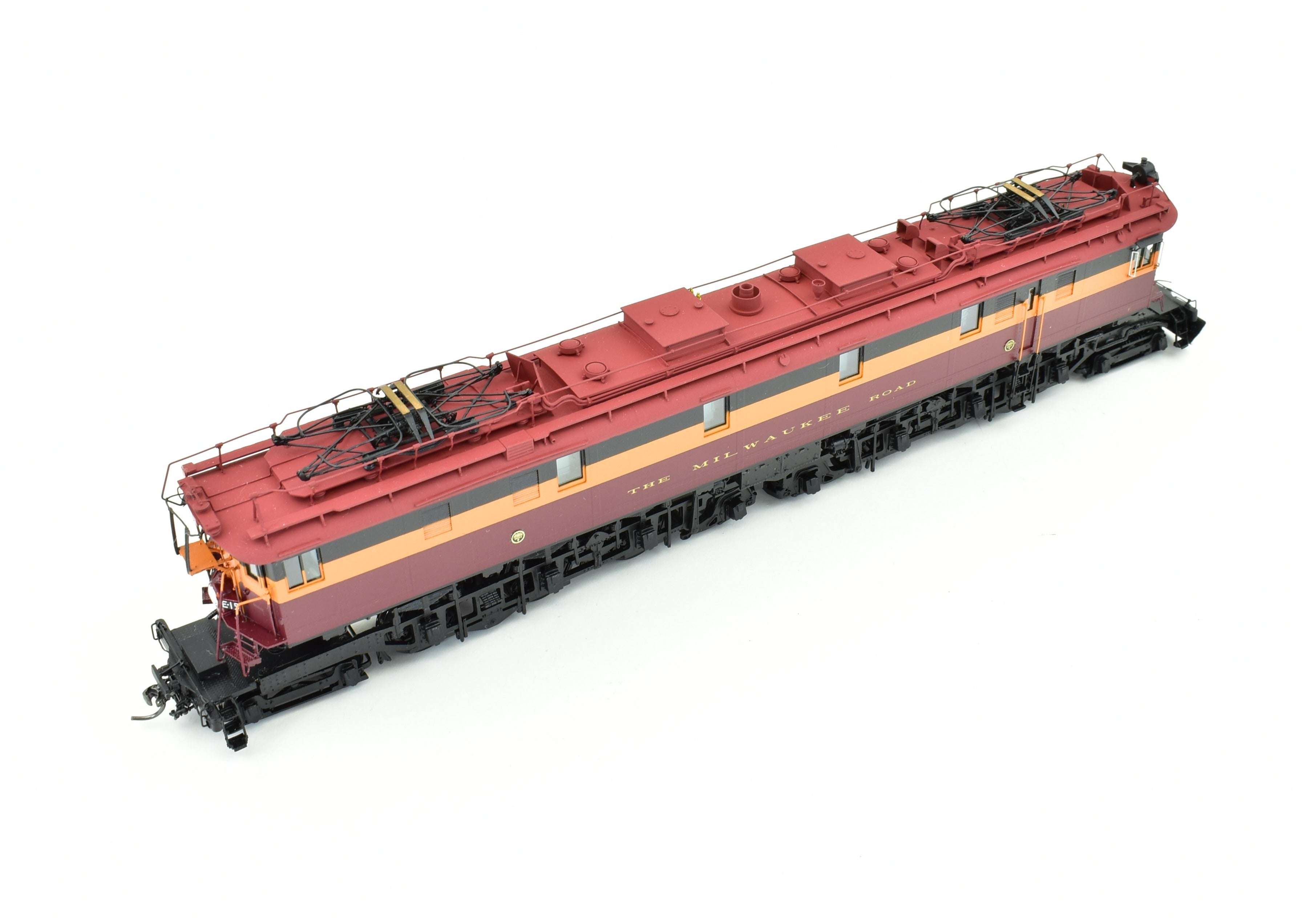 HO Scale Brass Precision Scale Co. Milwaukee Road EP-3 Quill Electric Factory Painted Model