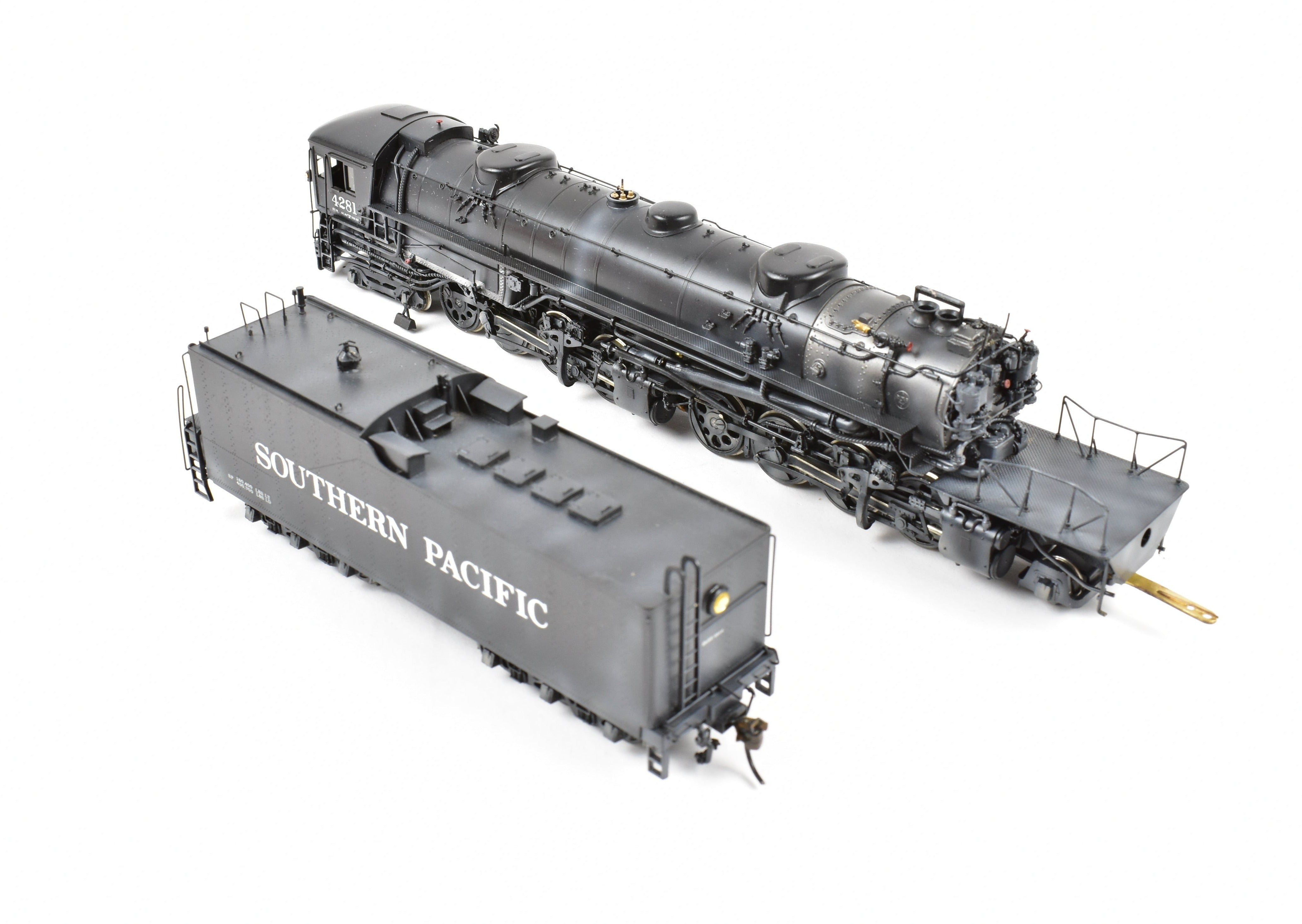 HO Brass Westside Model Co. SP AC - 12 4 - 8 - 8 - 2 Cab Forward Pro - Painted No. 4281 w/ Light Wear