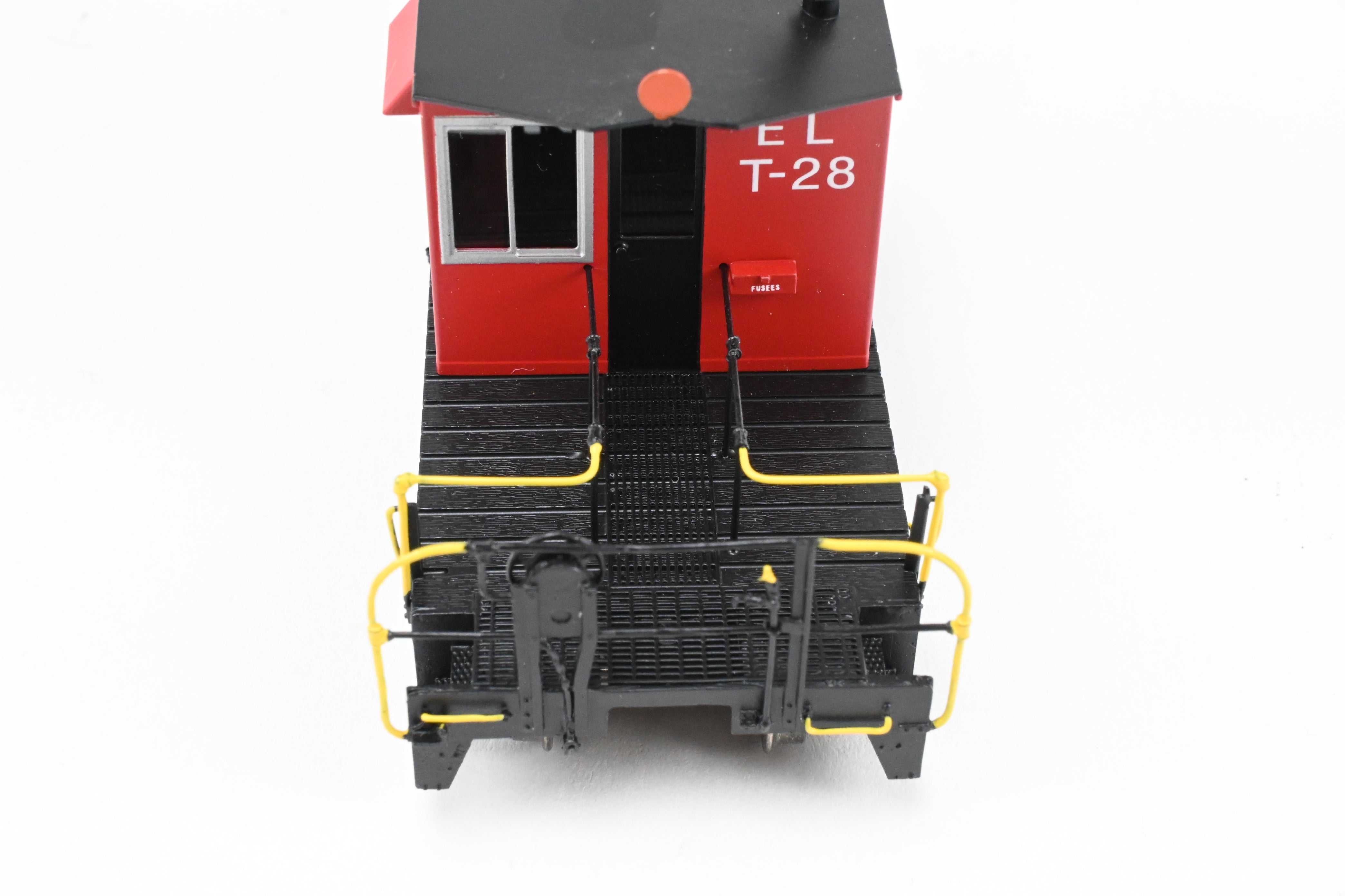 HO Scale Brass OMI - Overland Models, Inc. EL - Erie Lackawanna Transfer Caboose Factory - Painted and Numbered T - 28 for Model Trains