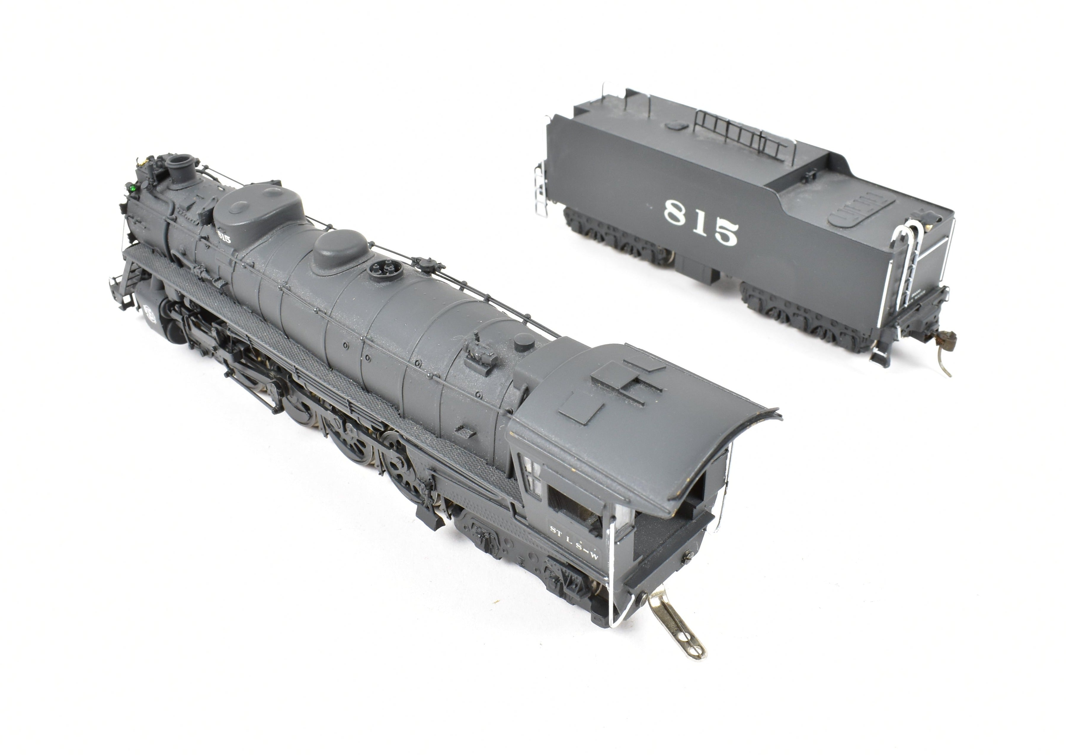 HO Scale Brass Model Train by Westside Model Co., Custom Painted SSW - Cotton Belt Class GS - 8 4 - 8 - 4 Locomotive, Numbered SSW #815