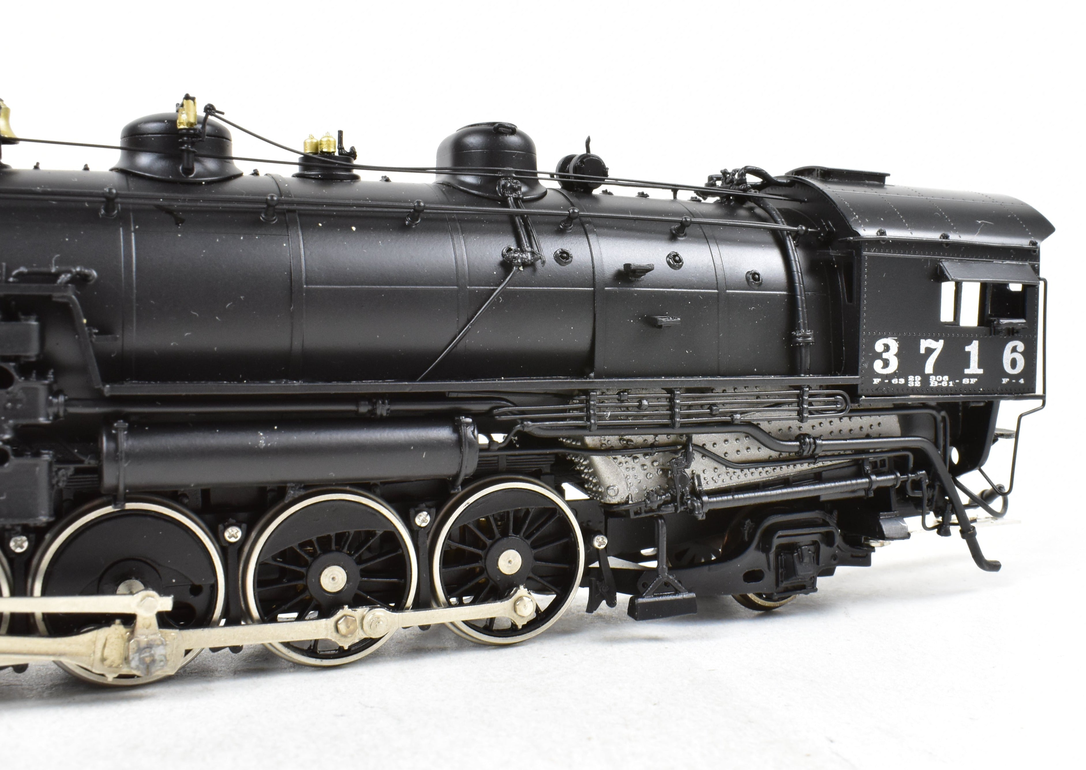 HO Scale Brass Precision Scale Co. Southern Pacific F-4 2-10-2 Factory Painted Locomotive Model No. 3716