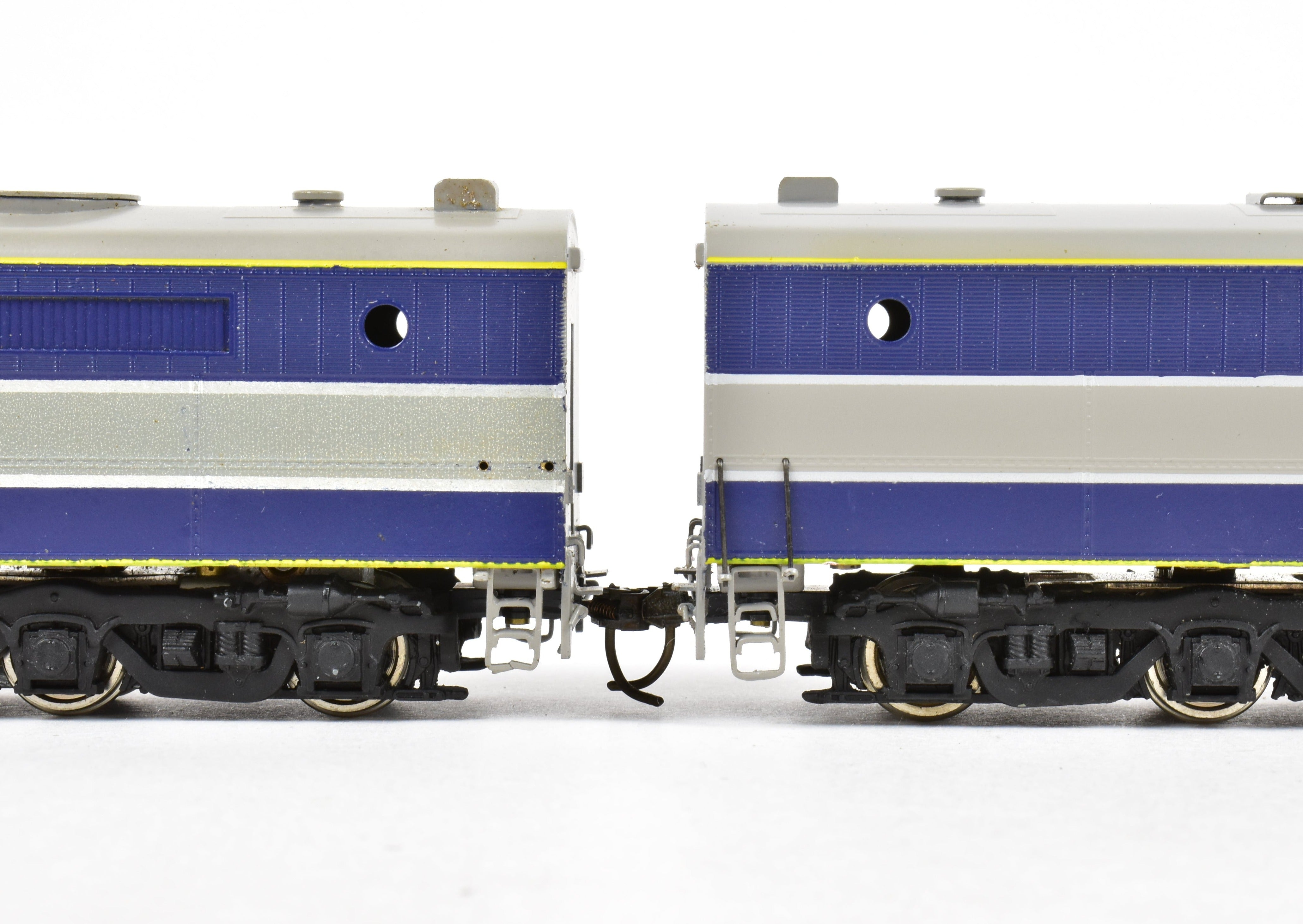 HO Scale Brass Balboa Missouri Pacific PA - 1 A - B - A Locomotive Set in As - Is Condition