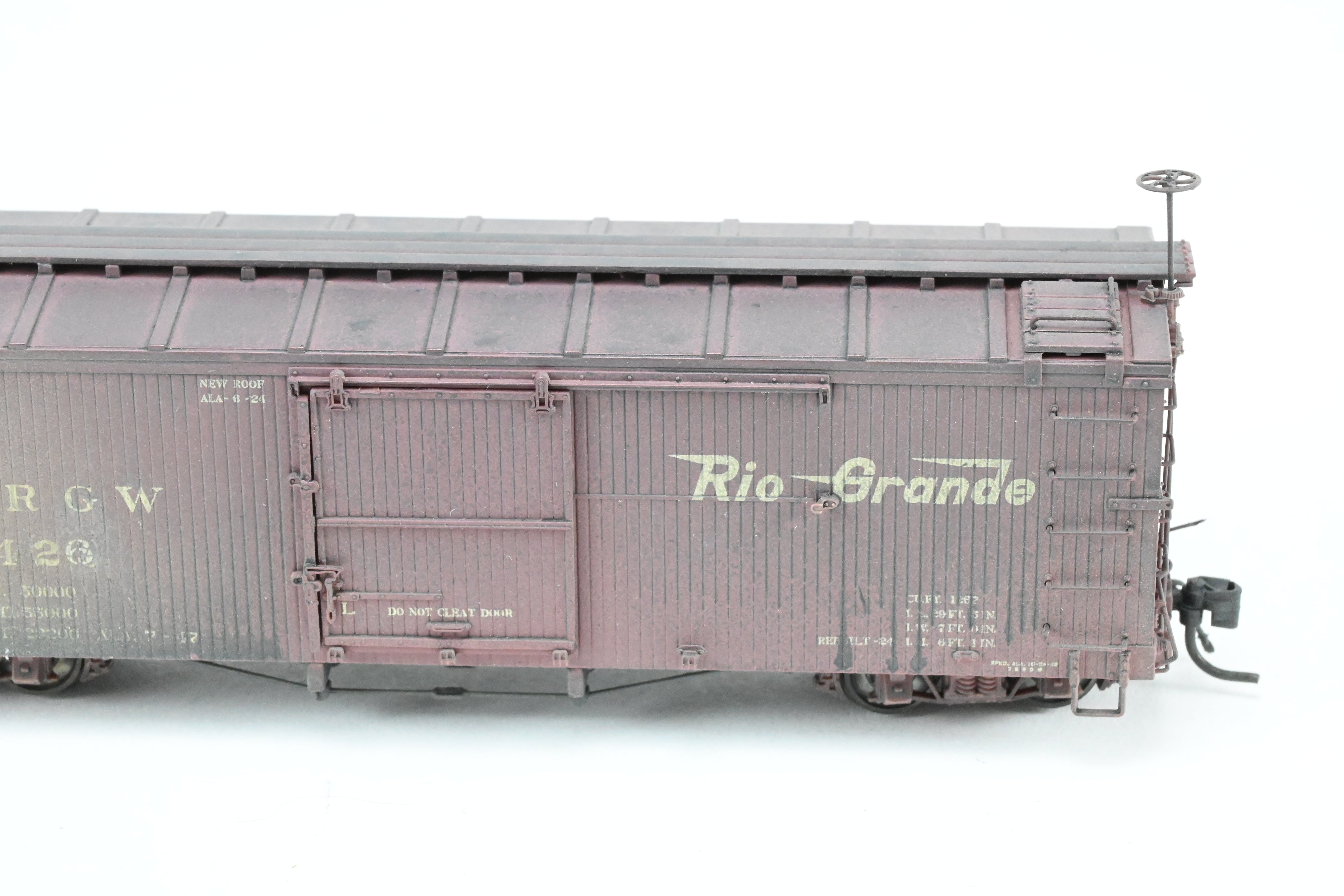 HOn3 Blackstone D&RGW 30' Renumbered & Weathered Box Car No. 3426