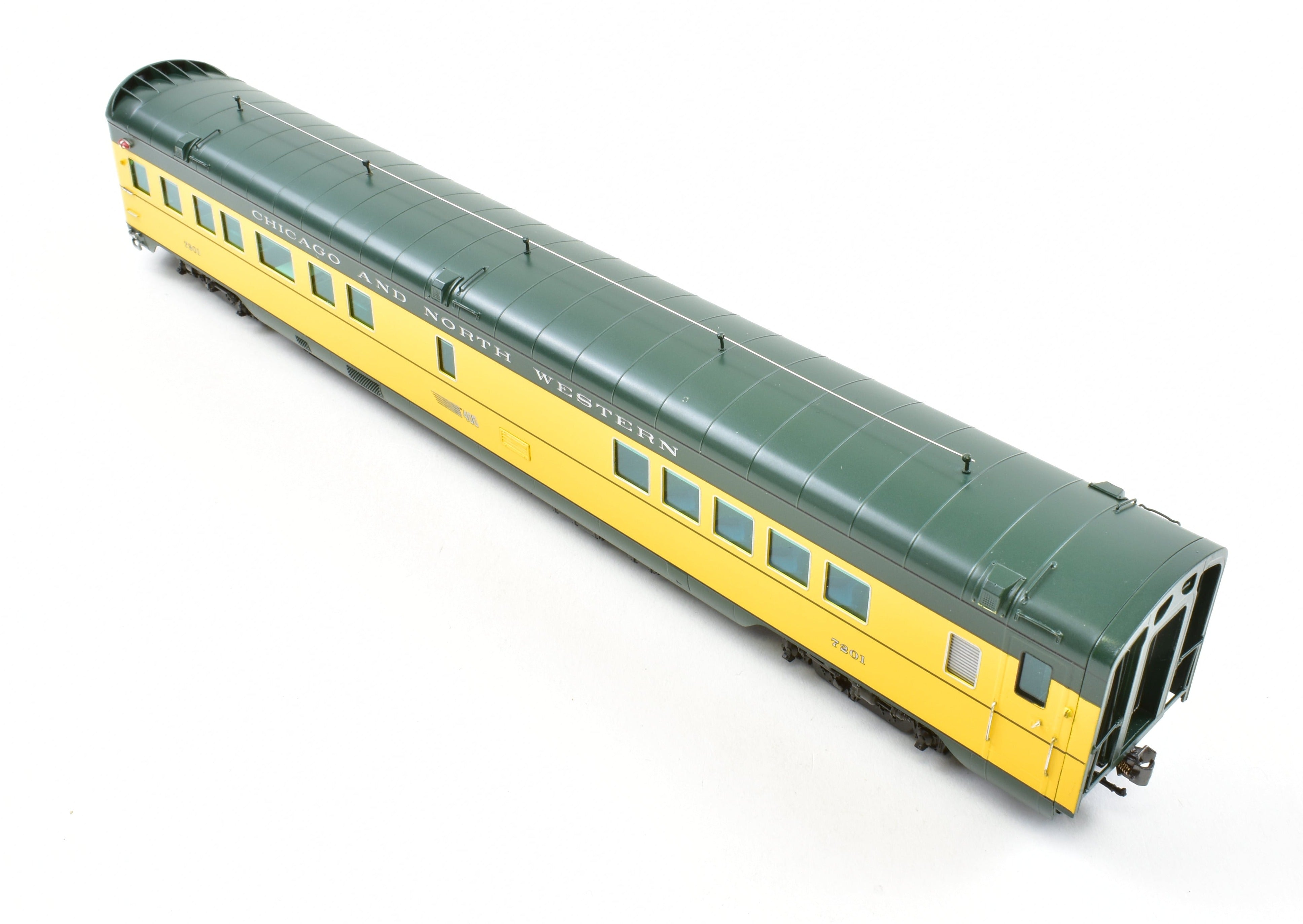 HO Scale Brass C&NW - Chicago and North Western 400 Observation FP 7201 Railway Classic Model