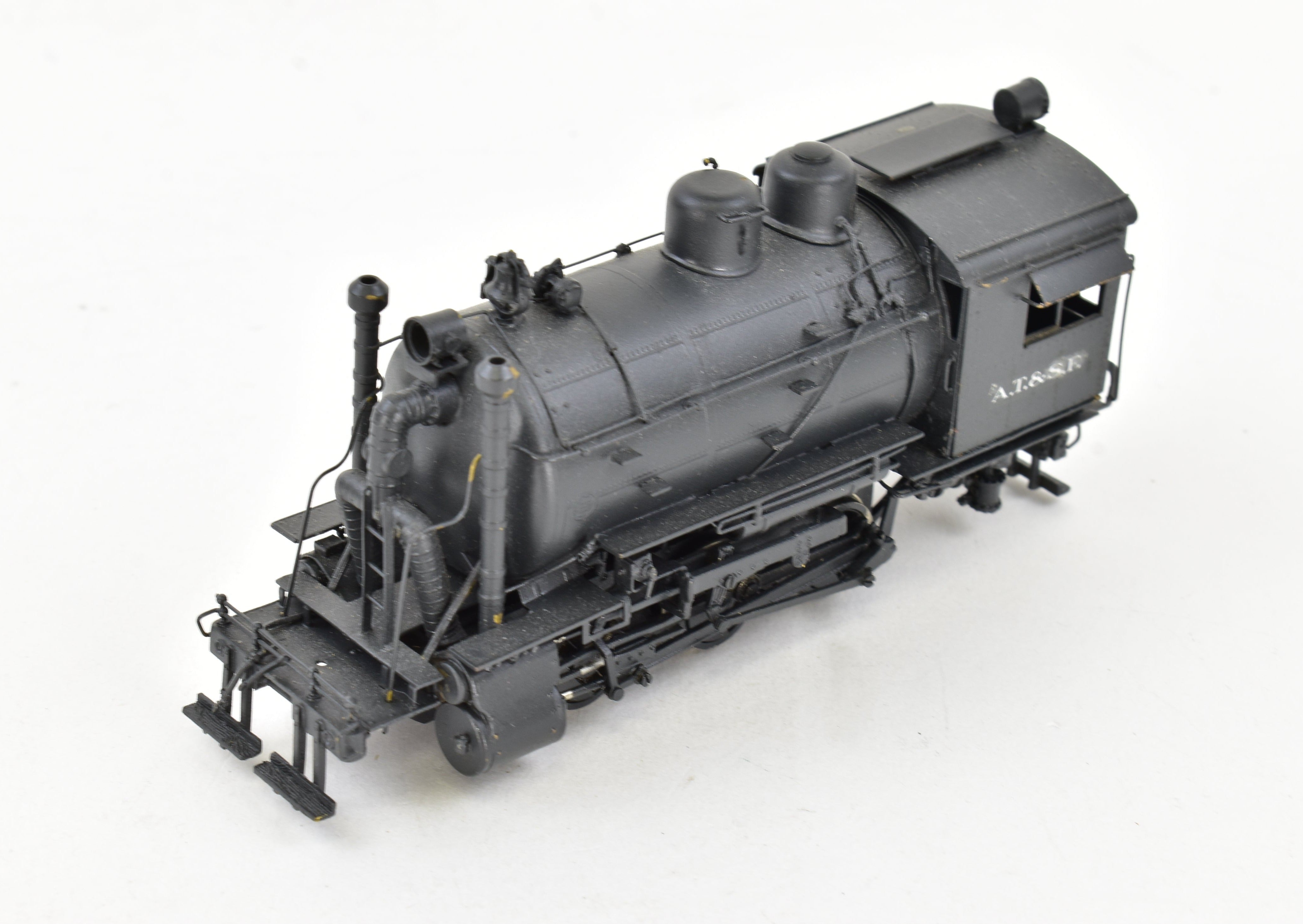 HO Scale Brass Model Train - Westside Model Co. ATSF - Santa Fe 0-6-0T Fireless Cooker #2299 with Custom Painted Finish
