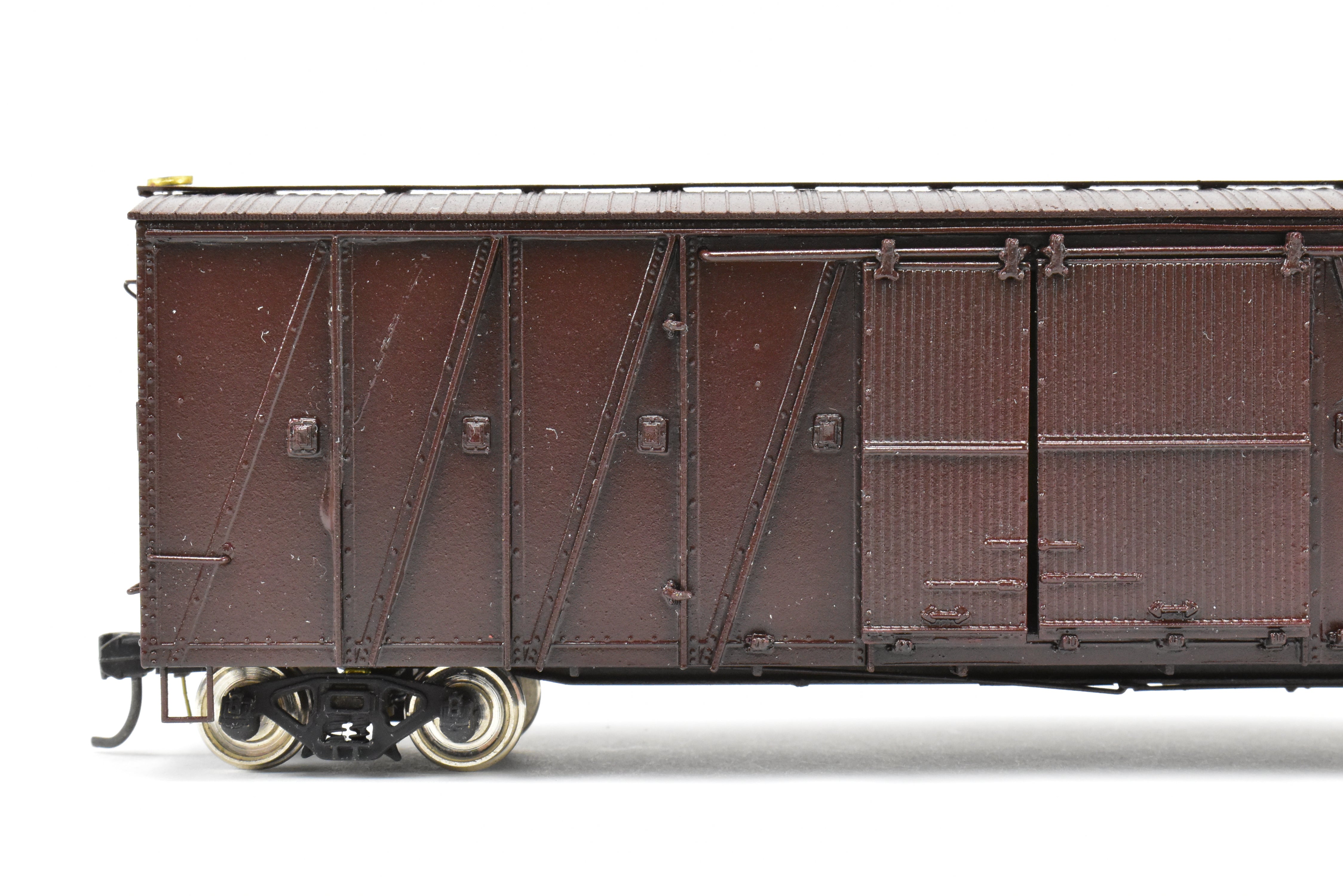 HO Brass OMI UP Union Pacific 50' Auto Boxcar, Custom Red, No Lettering