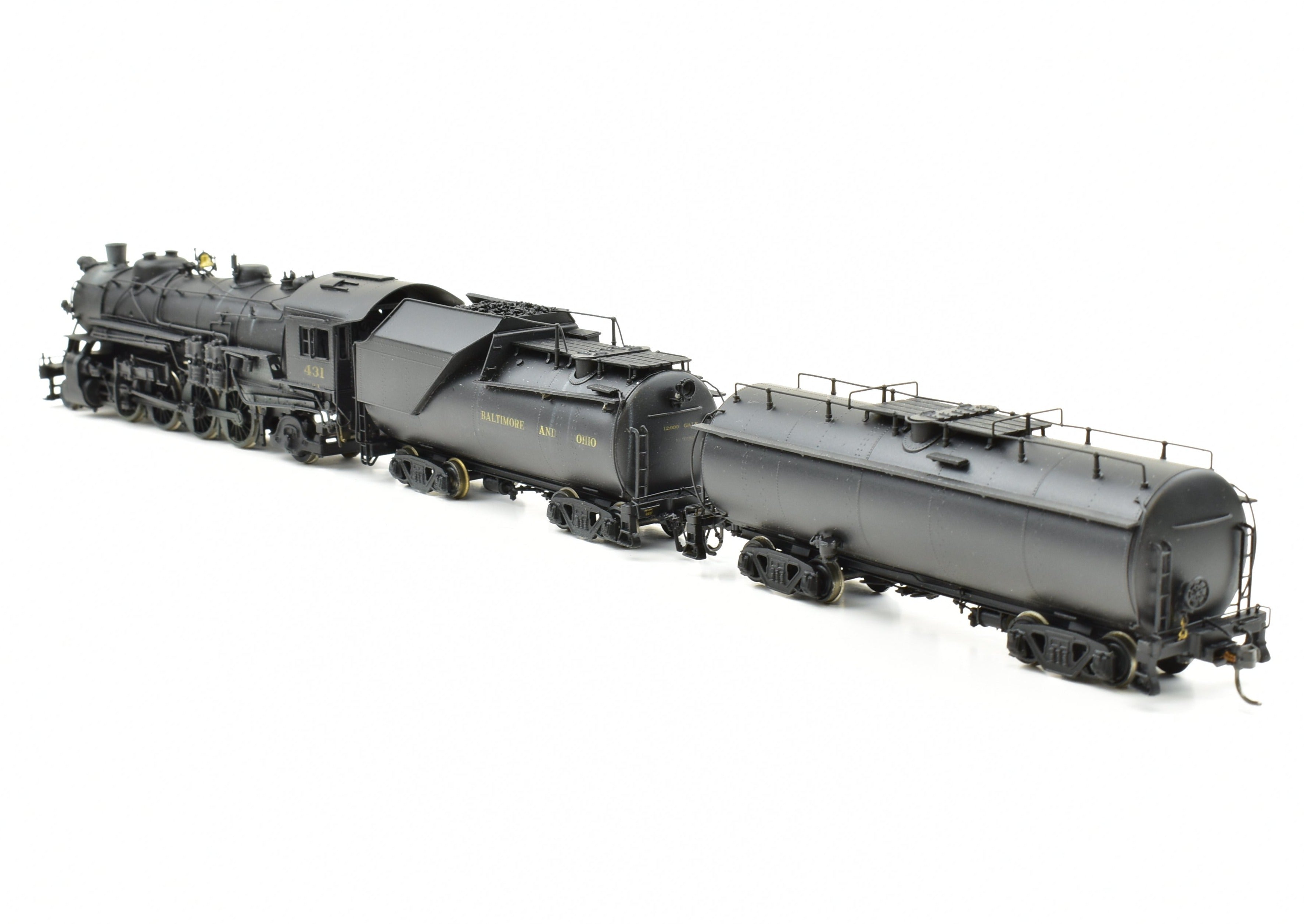 HO Brass Custom Painted B&O Q-4b 2-8-2 Mikado by Westside Model Co.