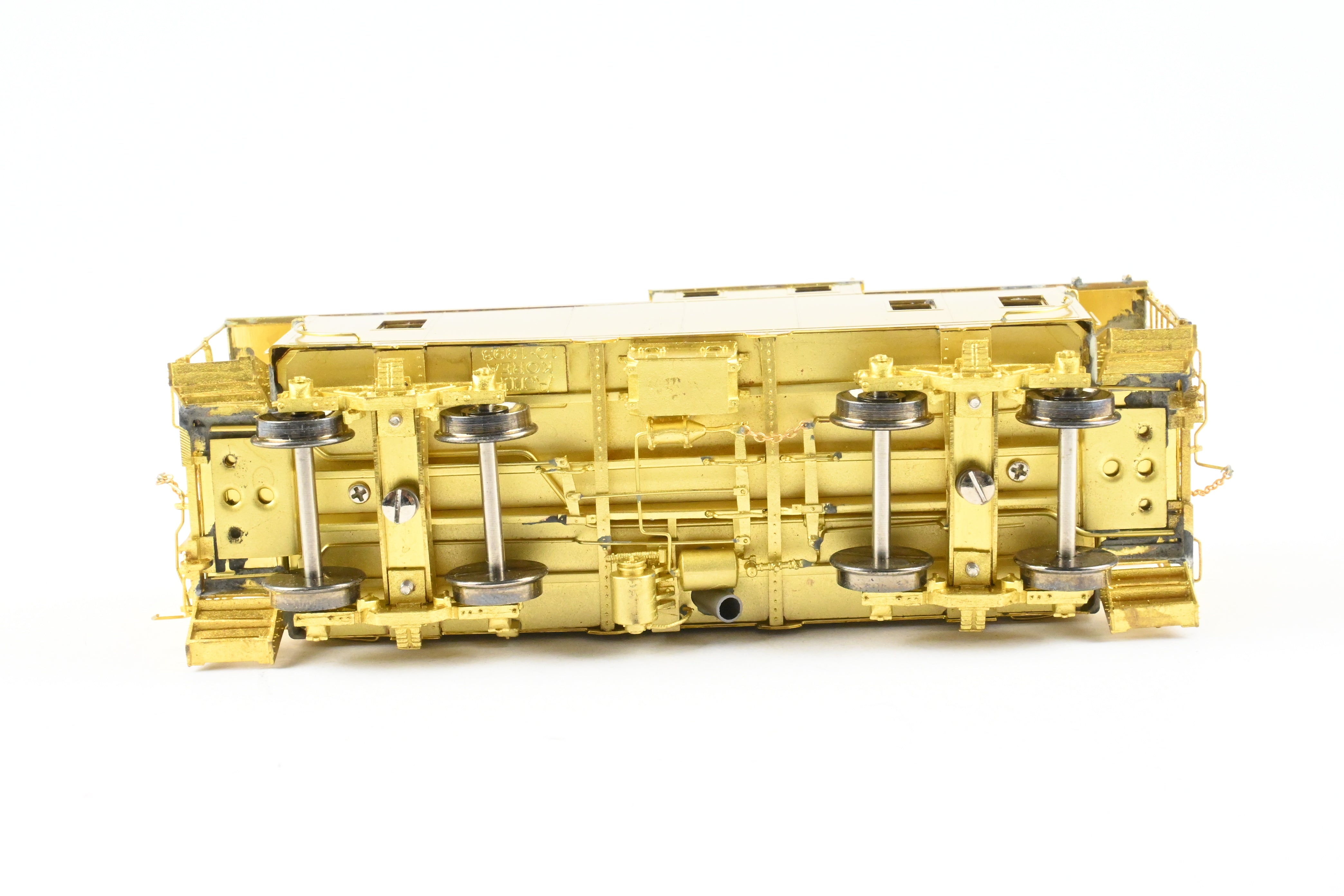HO Scale Brass OMI - Overland Models, Inc. Erie Railroad Offset Cupola Welded Caboose with Radio Equipment from 1947 to 1960, Model Number #C222 - C269