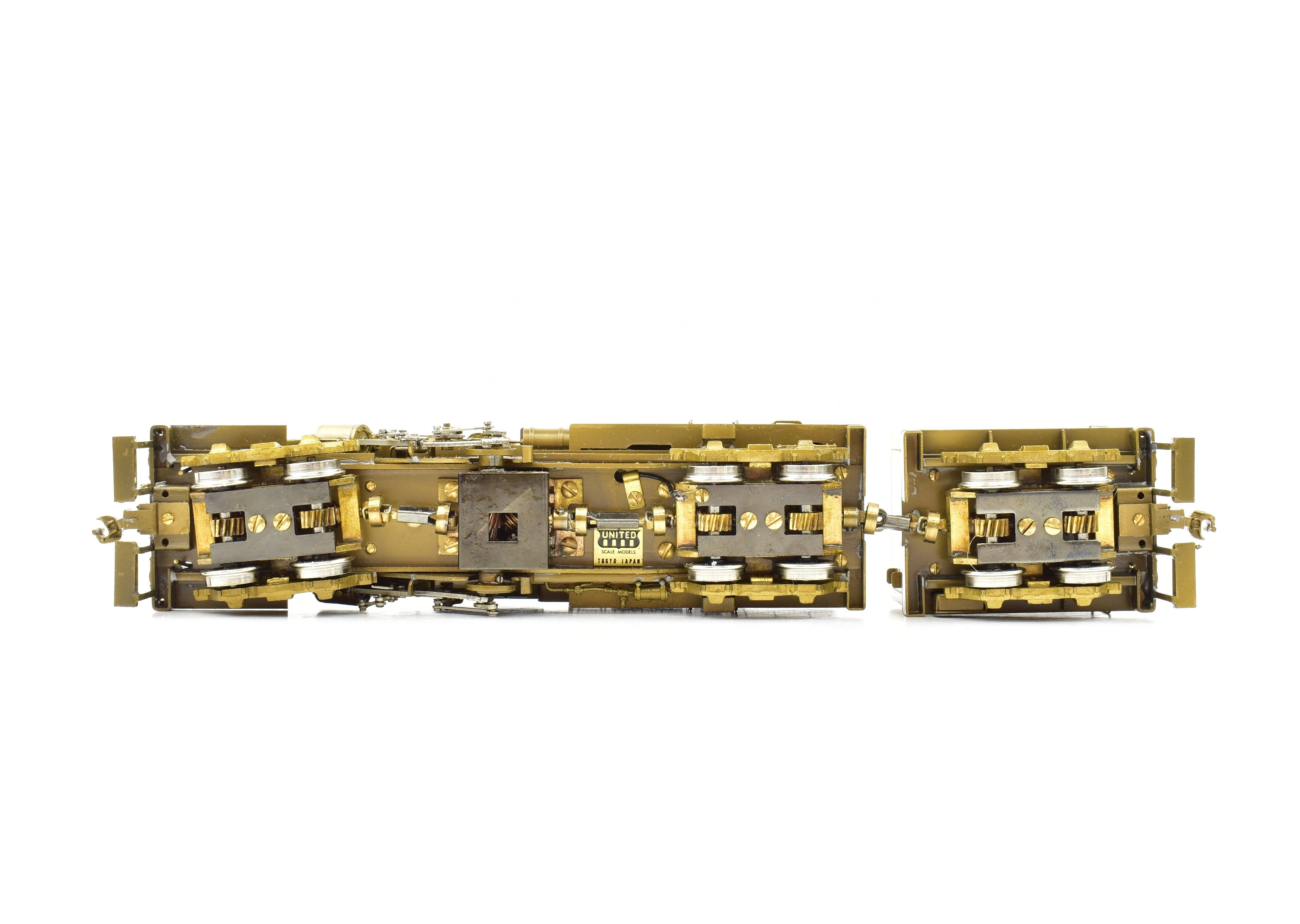 1980 HO Brass PFM - United Hillcrest Lumber Co. 3-Truck Logging Climax Geared Locomotive